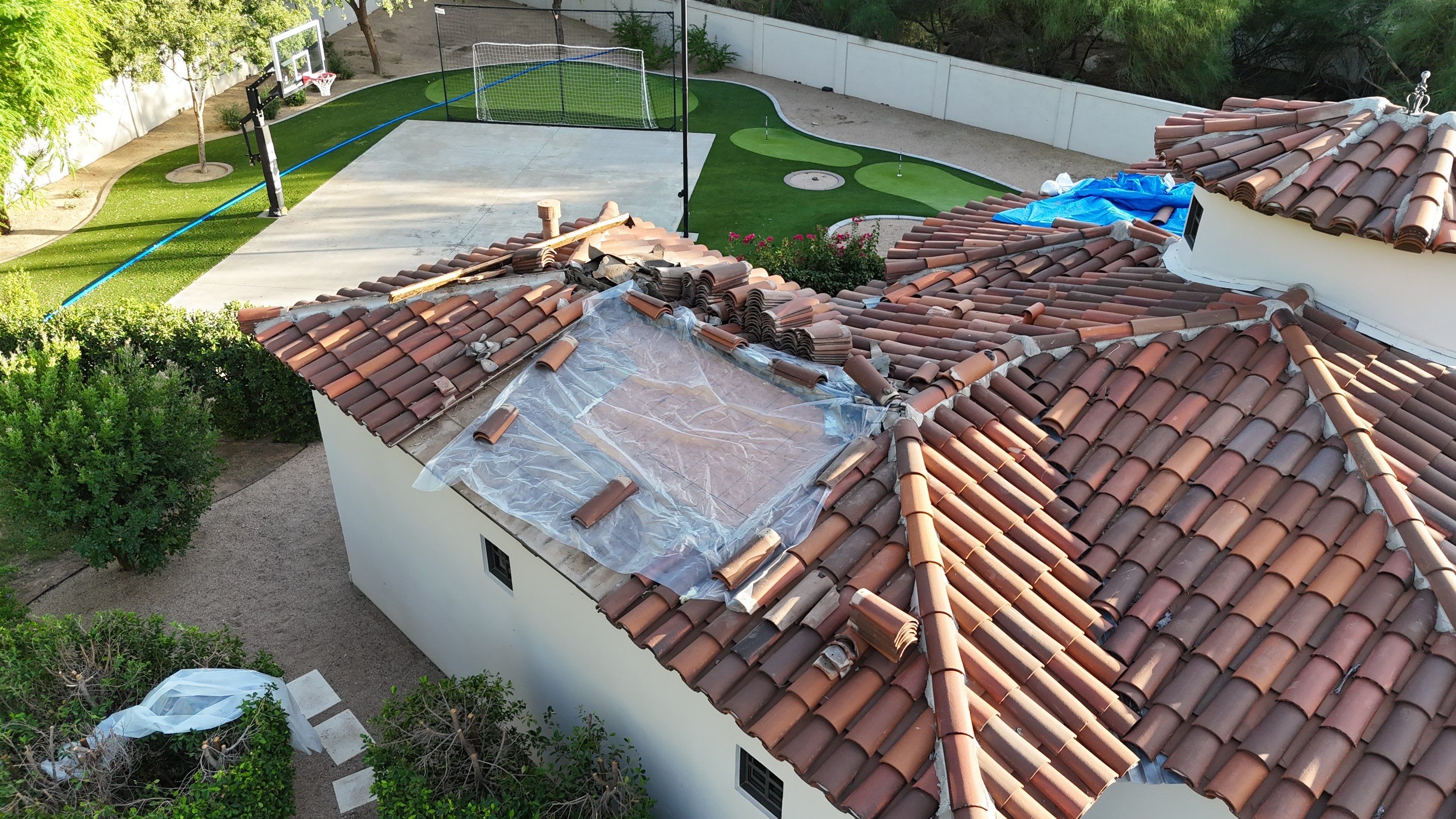 Project in Paradise Valley, AZ by Saint Roofing