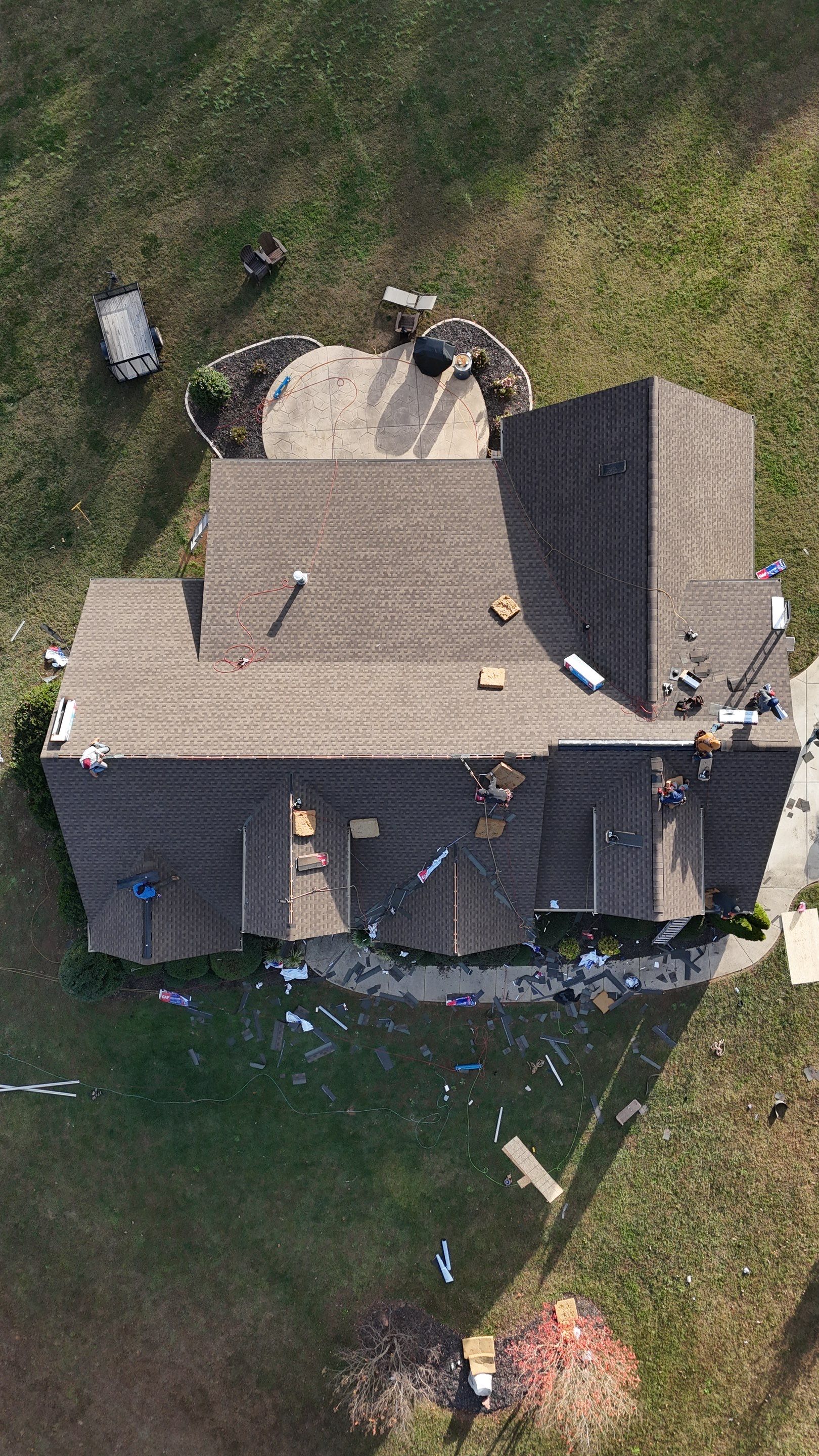 Roof Replacement - GAF Timberline HDZ Barkwood  by Pro Performance Roofing