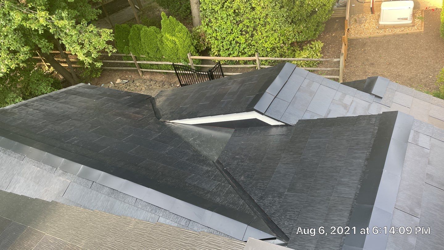 Tesla Solar Roof Replacement using Tesla Solar Roof V3 Tiles by American Home Contractors