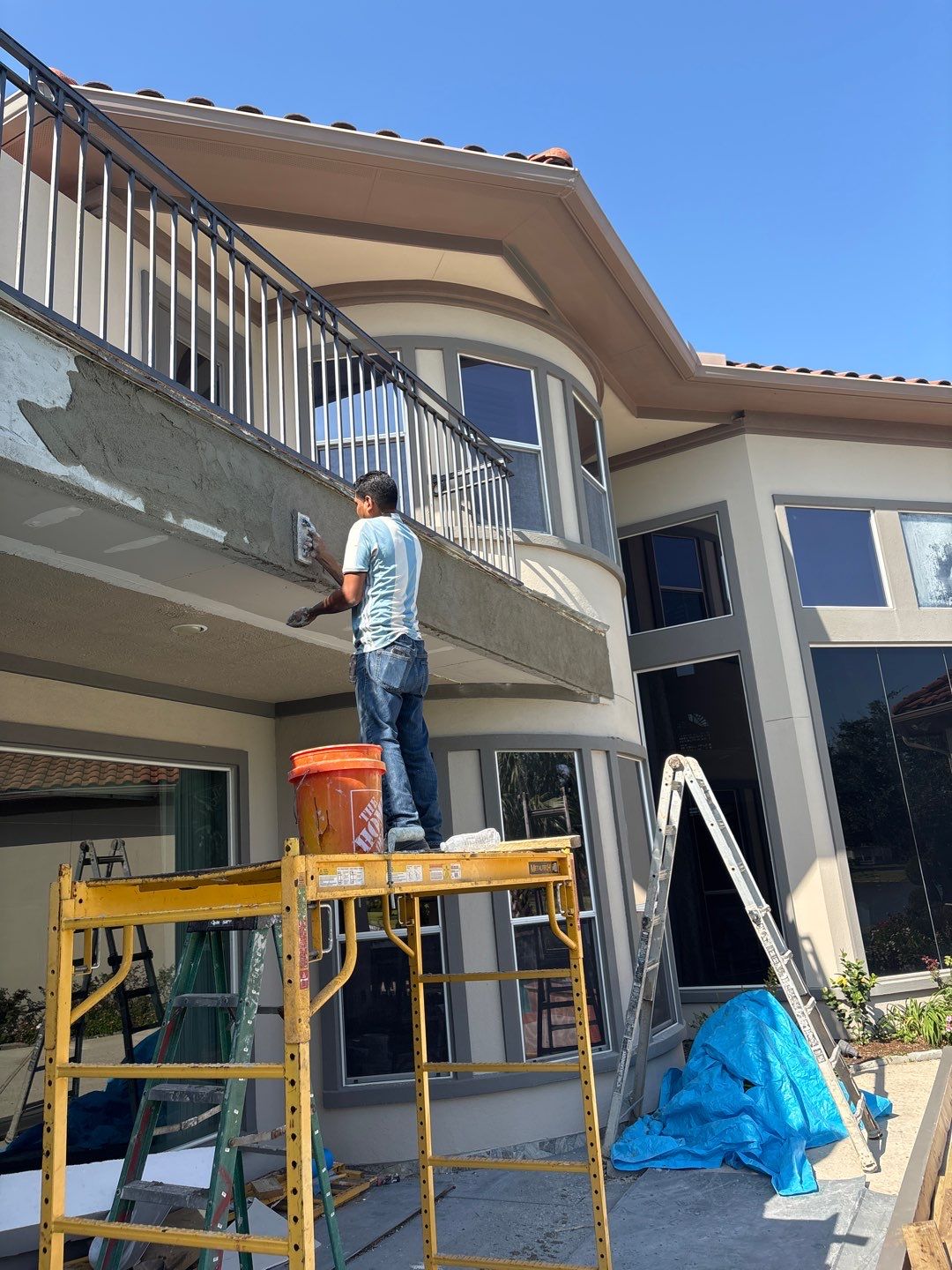 Major Remodel onBalcony Reconstruction by L&T General Contractors and Restoration INC