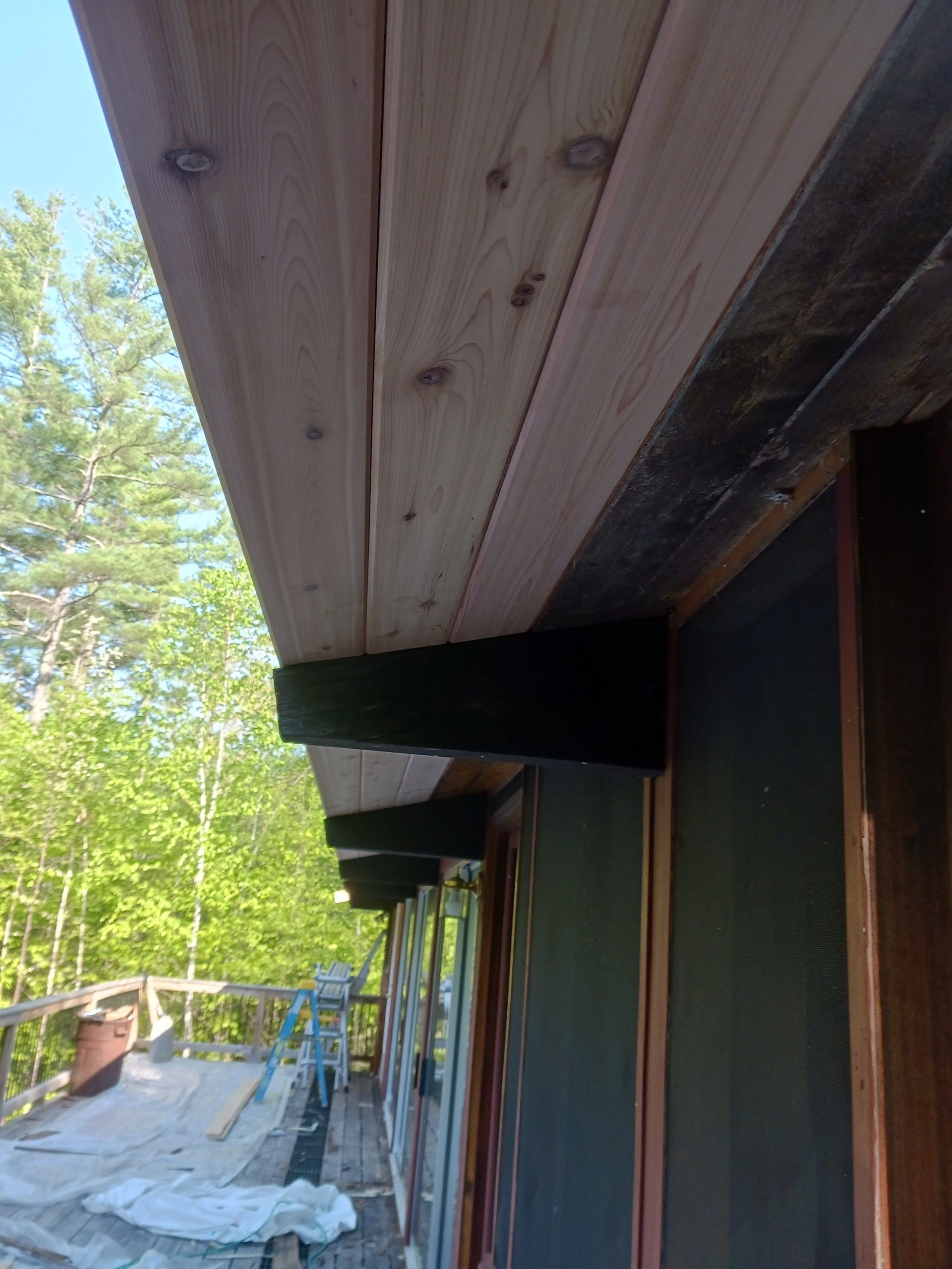 Warm Roof Install On a Deck Home by Tall pine roofing