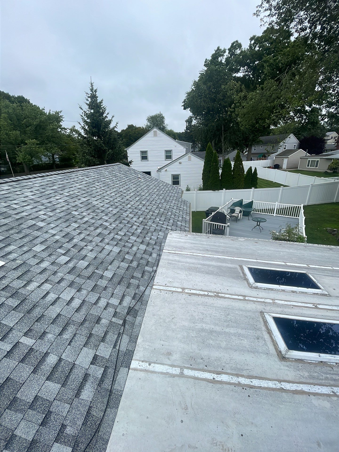 Residential Roofing Installation using Owens Corning TruDefinition Sierra Gray by A Plus Exterior