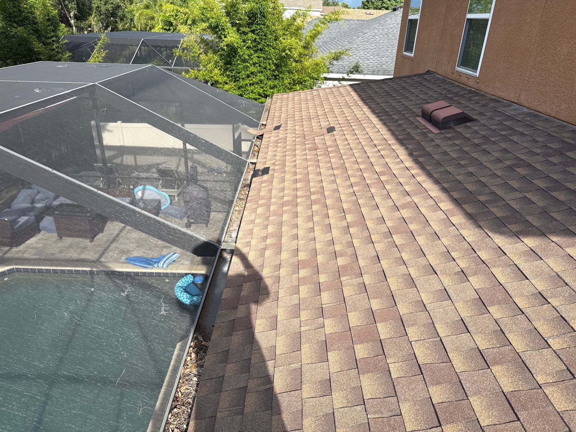 Full Exterior Cleaning – Two-Story House, Gutters, and Fence in Old Mill Preserve, Palmetto, FL by Sunshine AquaWash