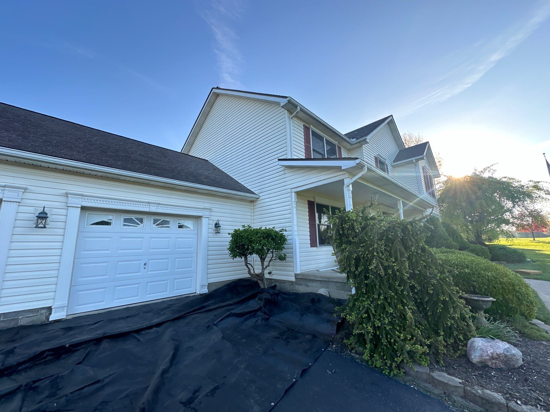 Residential Roofing Installation using Duration Series Shingles - Driftwood by RoofX 