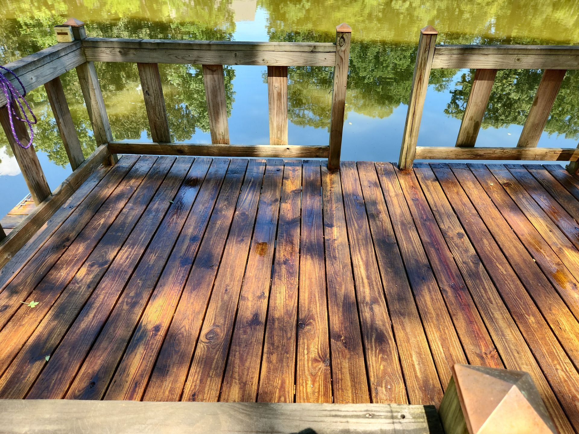 Dock and Deck using Wood Sealant by DuraSeal