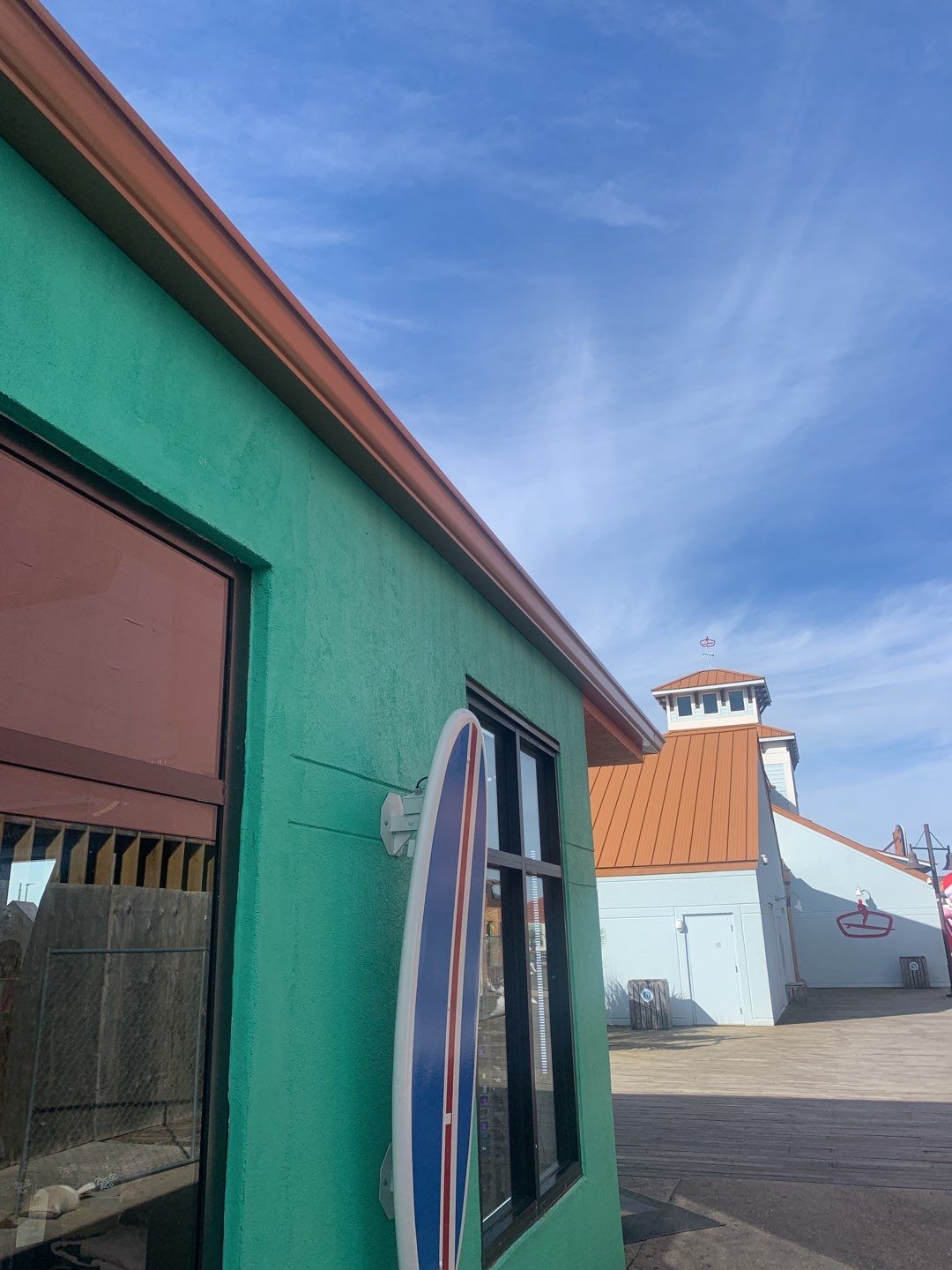 7-Inch Cooper Seamless Gutter in Pensacola Beach FL by Gutter Professors