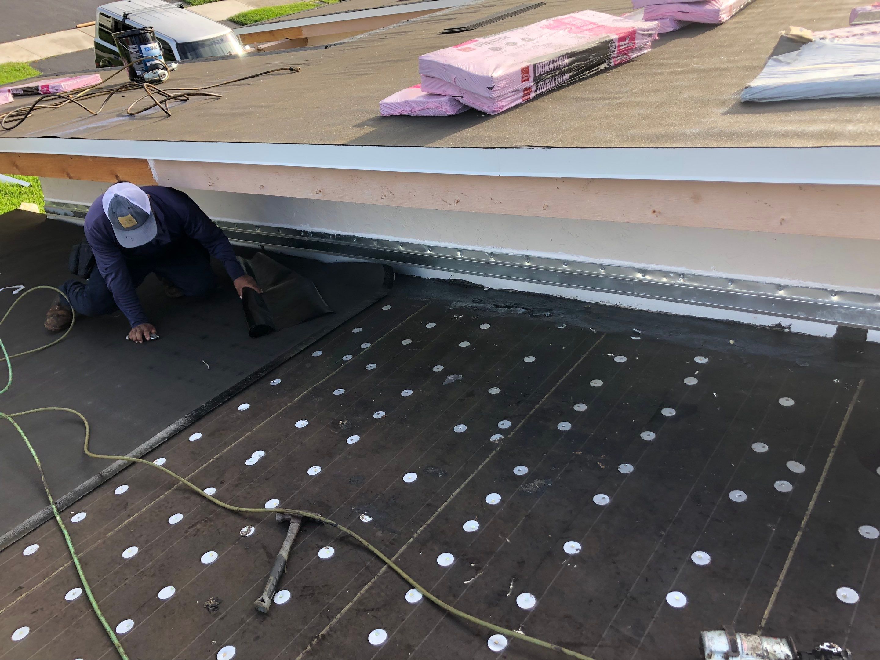 Residential Roofing Installation using Owens Corning Duration Shingle by First Due Roofing