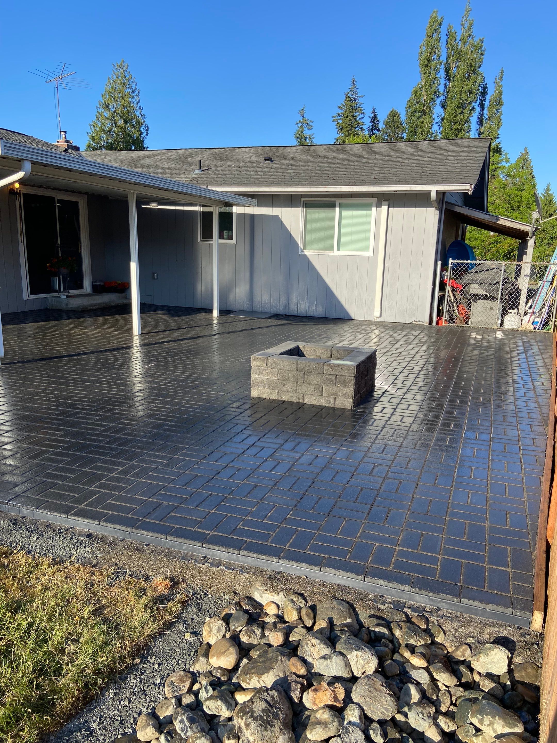 Connie G. Pavers Patio and Gravel Driveway by Jireh Asphalt & Concrete Inc 
