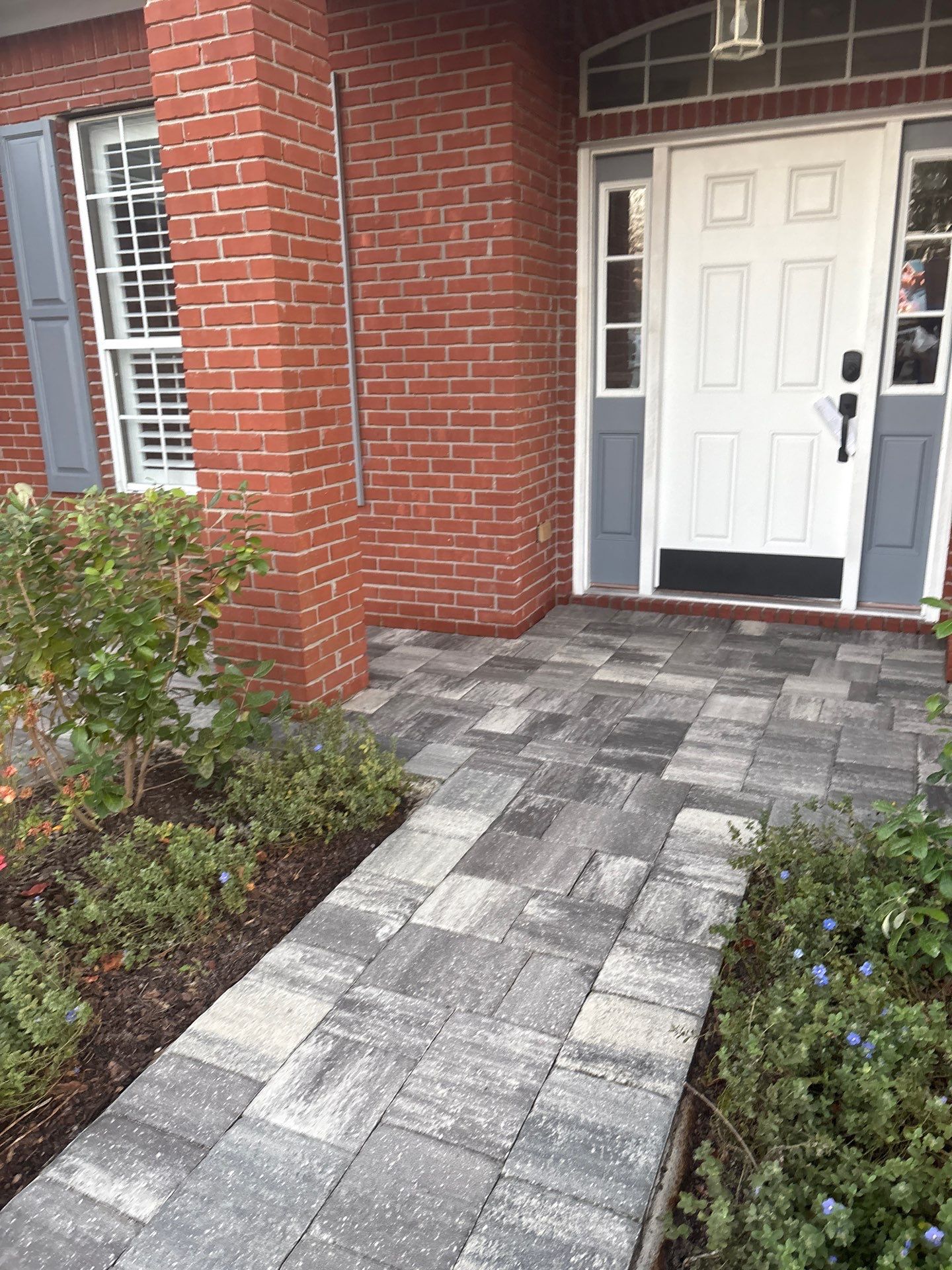 Paver Driveway using Concrete Sealant and PolySand by DuraSeal
