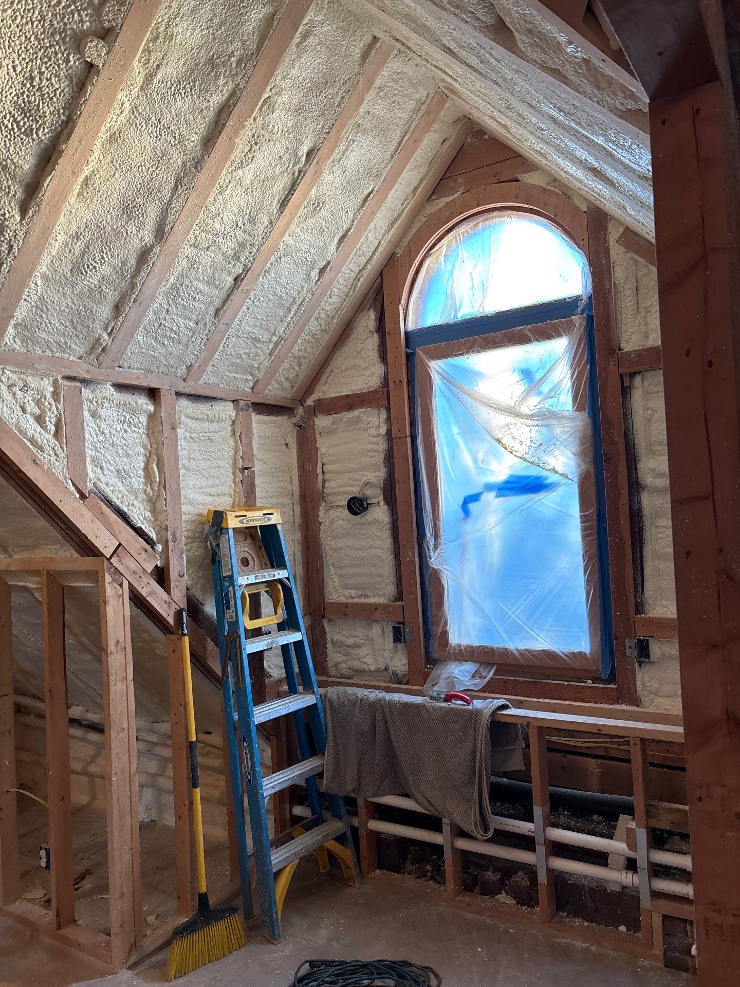 Spray Foam Insulation using Closed Cell Spray Foam by NYS Foam & Energy