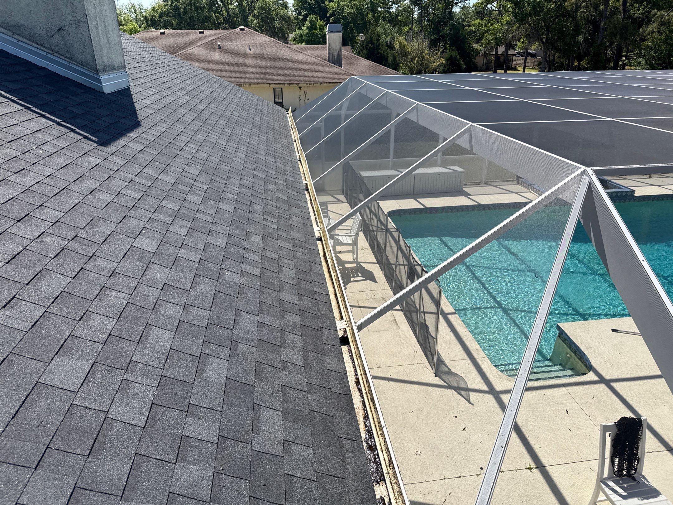 Gutter Clean-Out & Guard Maintenance – Debris & Pollen Buildup Removal by Sunshine AquaWash