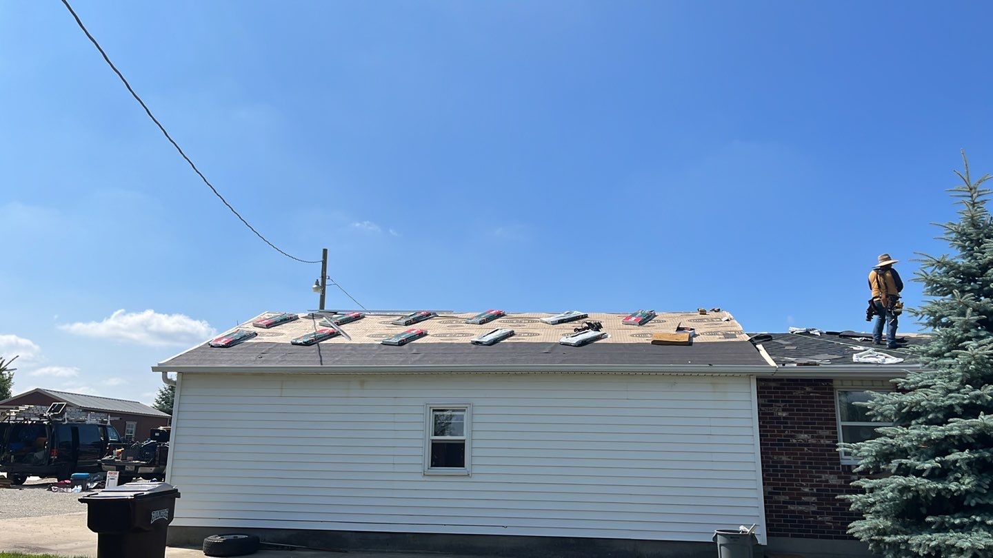 Residential Roofing Installation using GAF Timberline HDZ Charcoal by Nitro Roofing and Construction