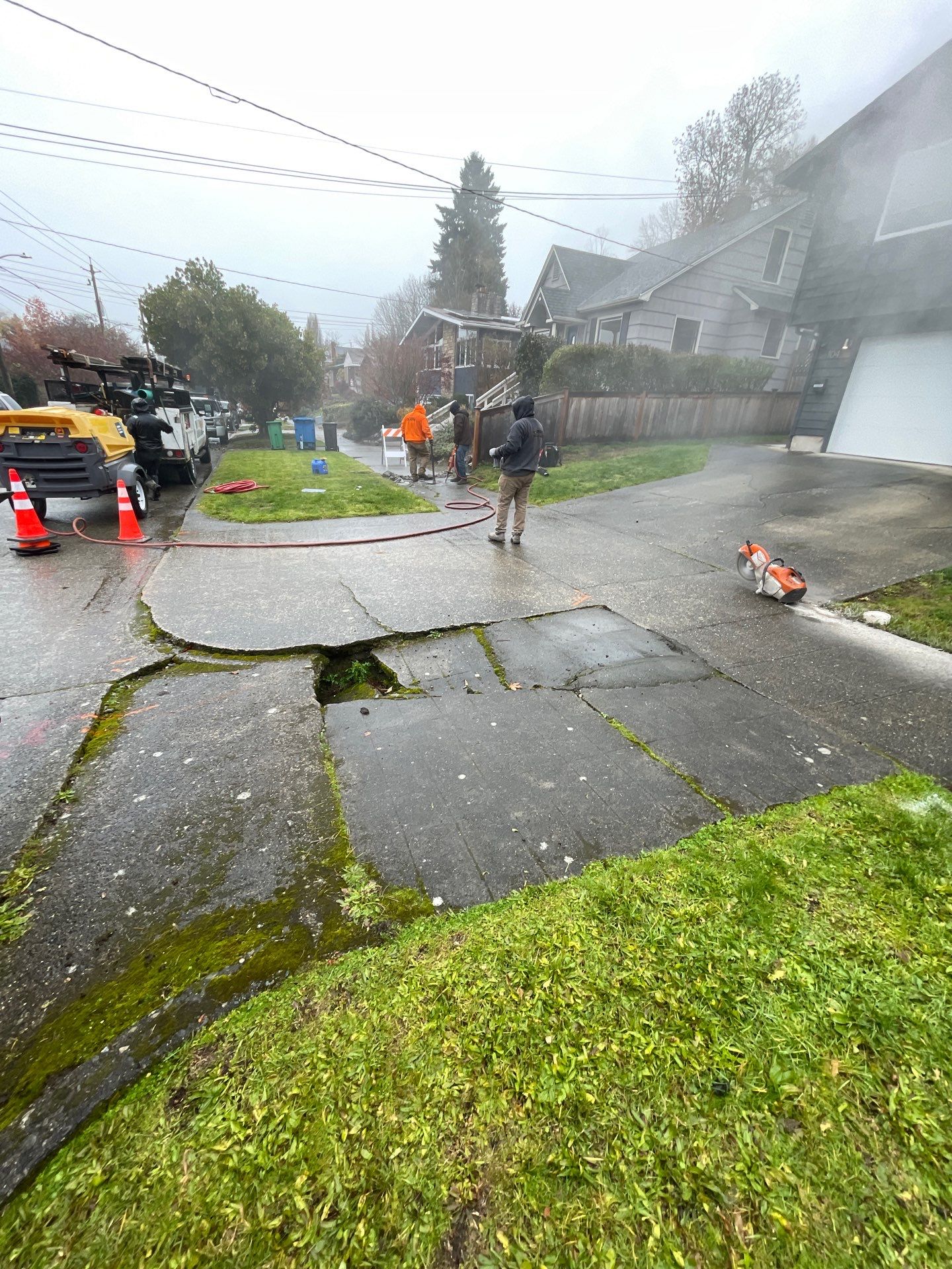Aaron | Concrete Driveway Repair   by Jireh Asphalt & Concrete Inc 