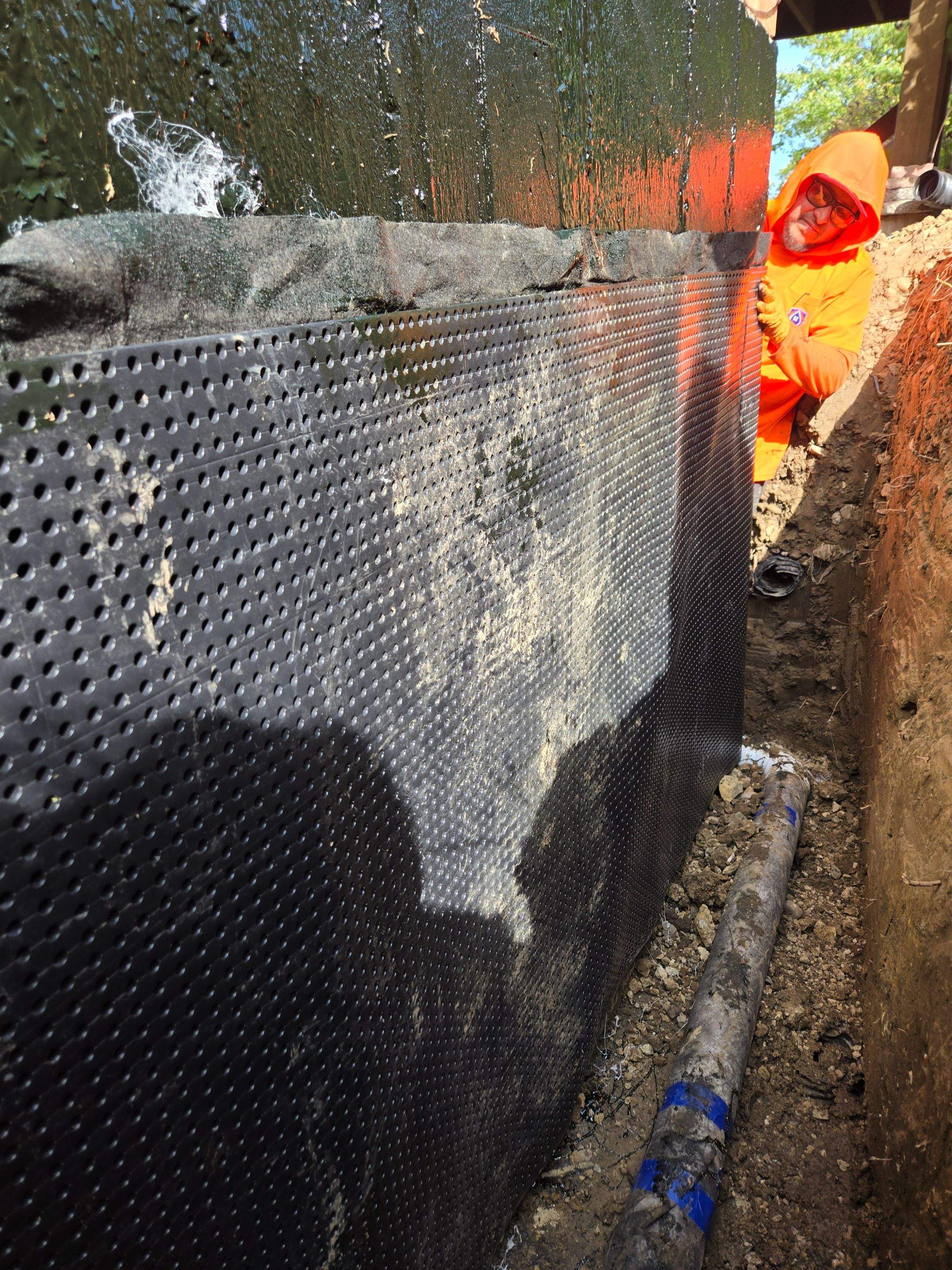 Complete Exterior Waterproofing Defense System by Allied Water Services