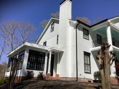 Full Exterior Repaint for Colonial Style Home in Cumming