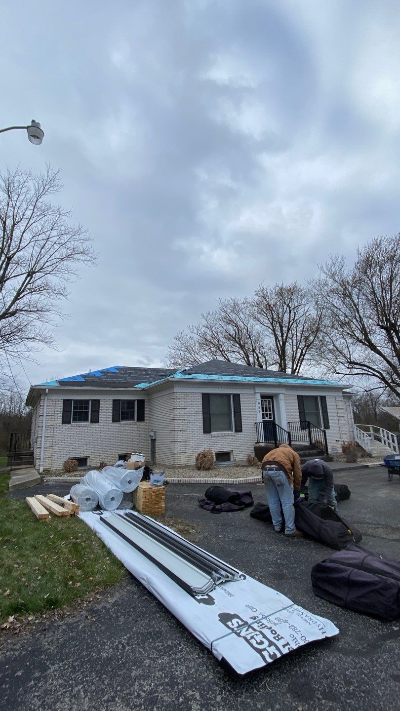 Commercial Roofing Installation using Performance Panel Metal - Frost Black by RoofX 
