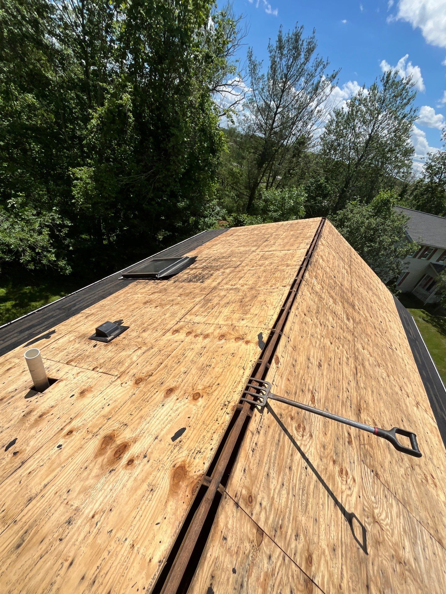 Roof Replacement with New Skylight by Homestyle in Solon by Homestyle Home Improvements (HHI)