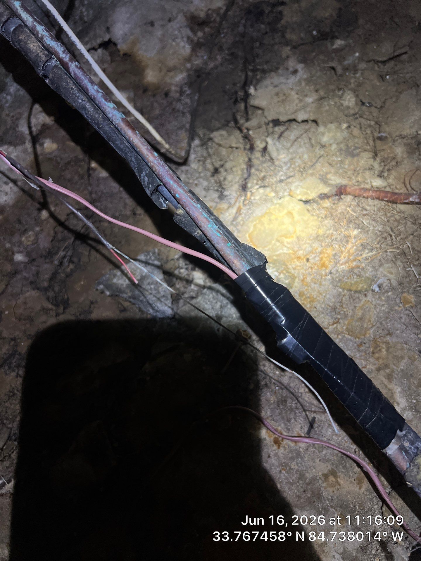 Outdoor HVAC Unit Electrical and Refrigerant Line Integration in Douglasville by Veasey Mechanical Services