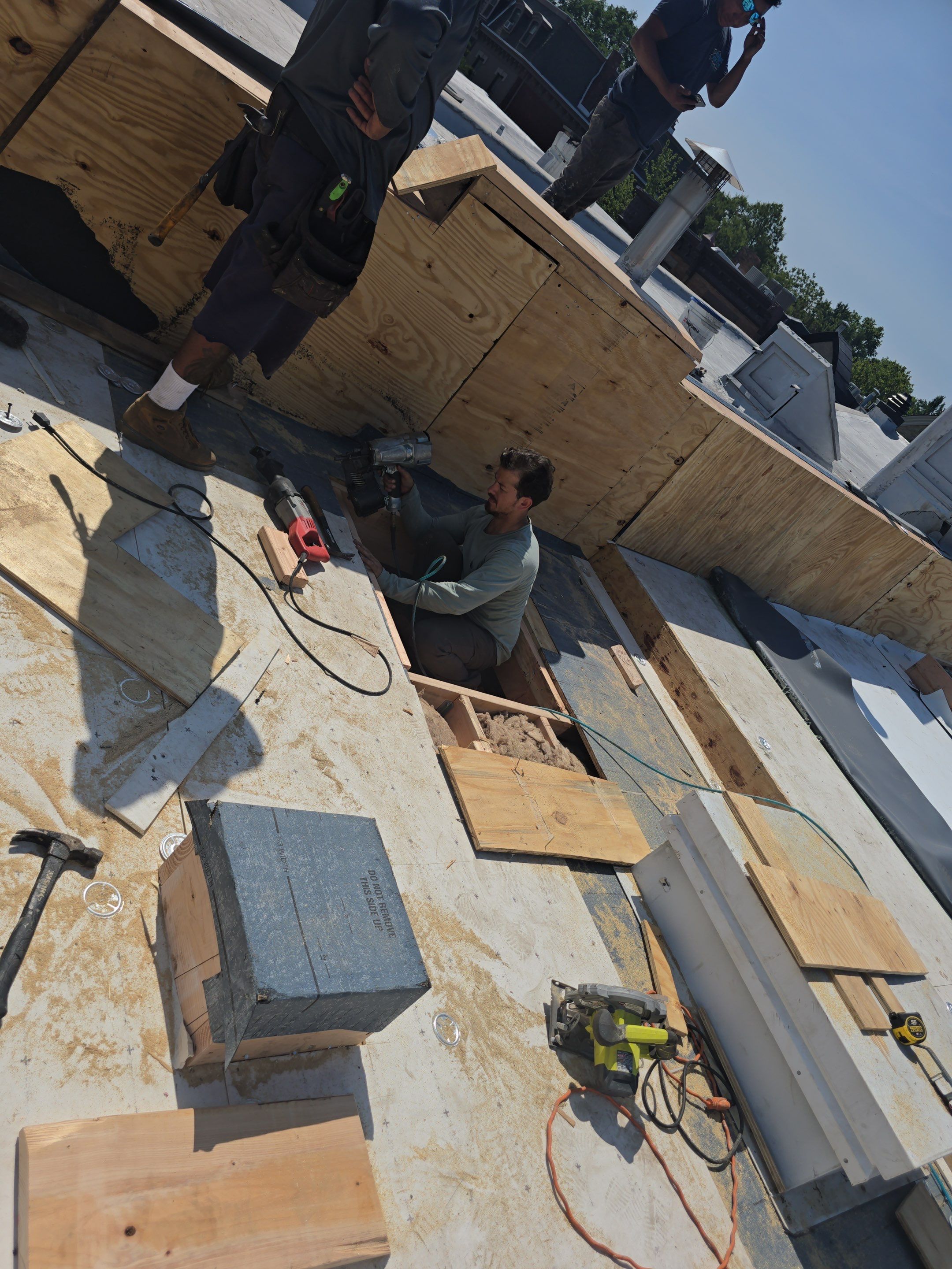 Roof replacement by Philadelphia Quality Roofing