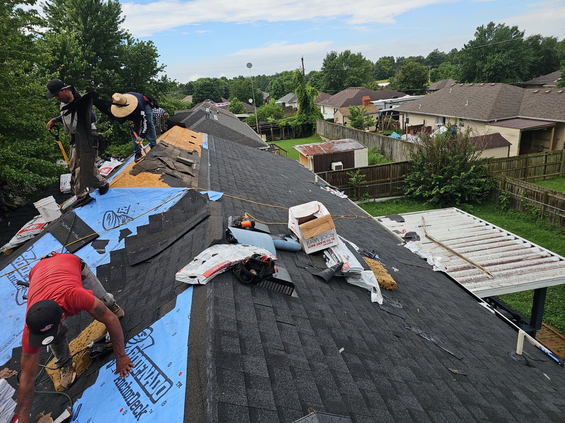 Residential Roof + Gutters & Downspouts & Siding Install  by Titan Commercial & Residential Roofing 