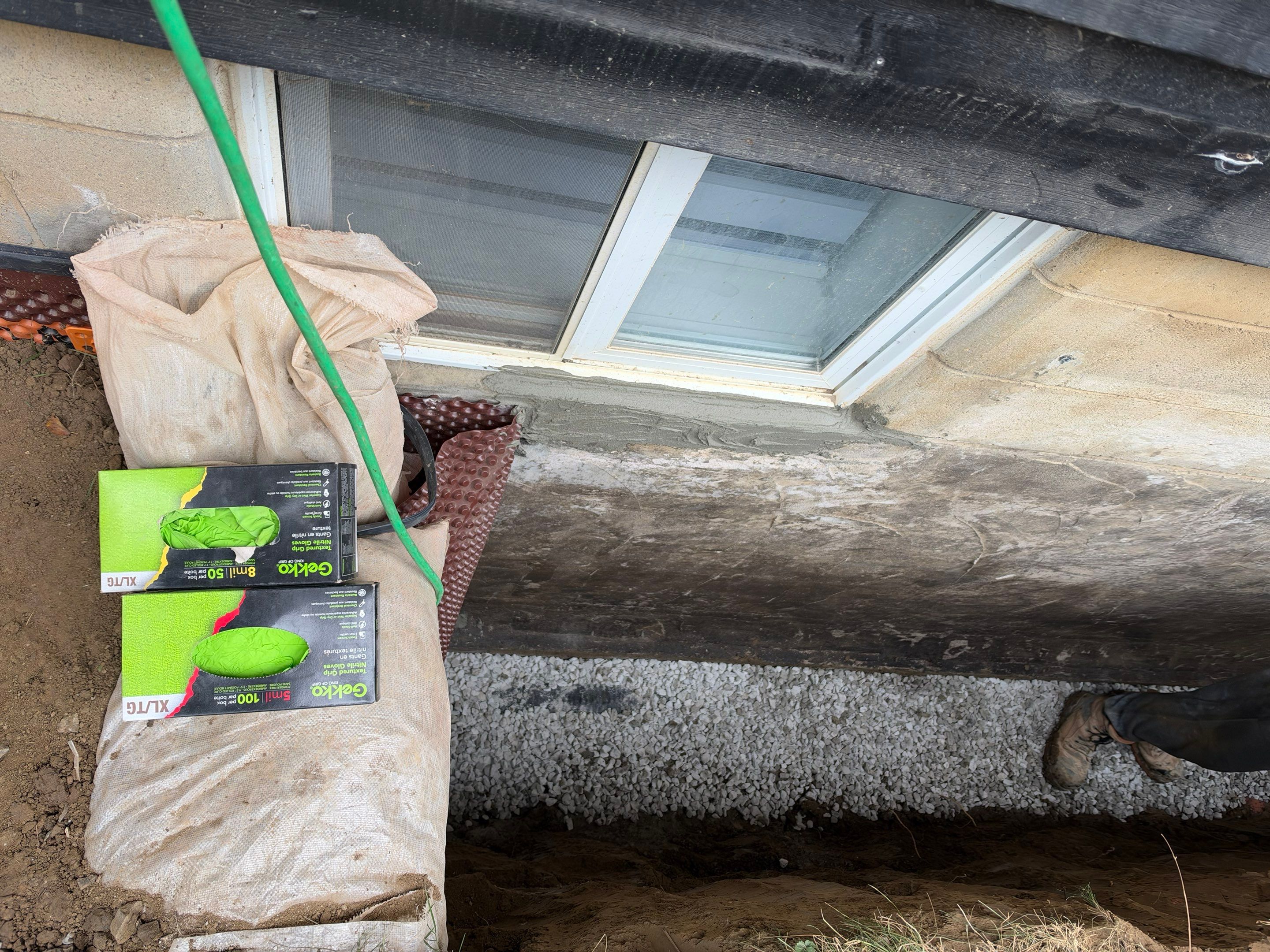 Exterior Foundation Waterproofing and Weeping Tile Installation in Hamilton by Canada Waterproofers Inc