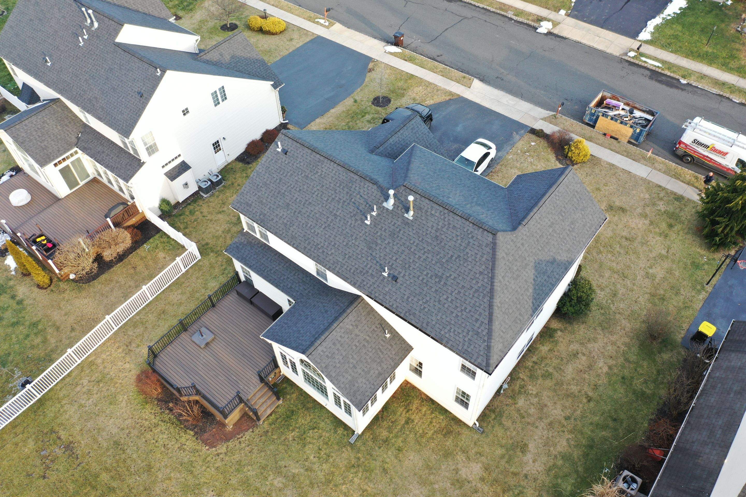 Roofing Installation using CertainTeed Landmark - Moire Black by Storm Guard of Ches-Mont PA