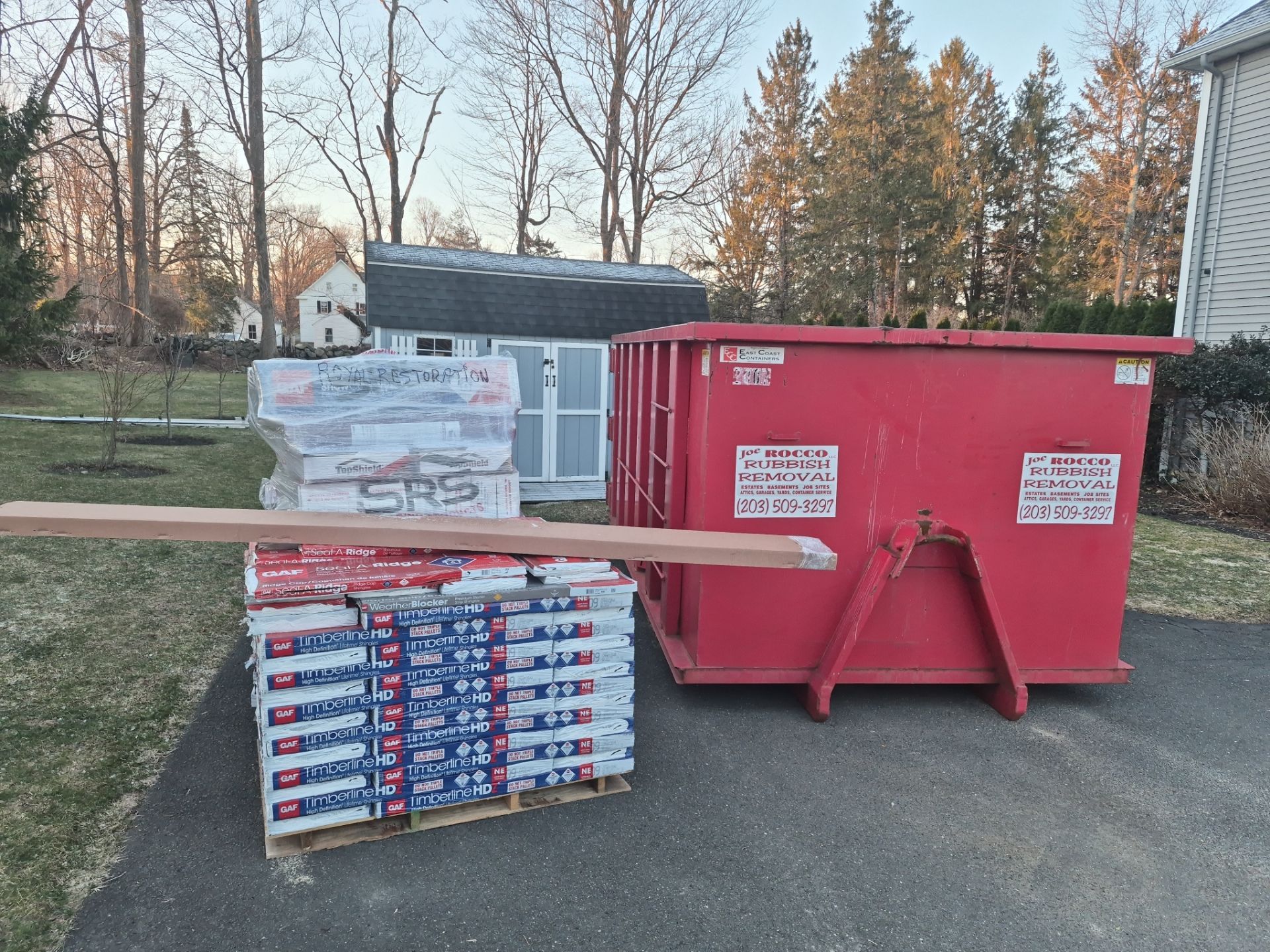 Federowicz Roof Completion by Royal Restoration CT 