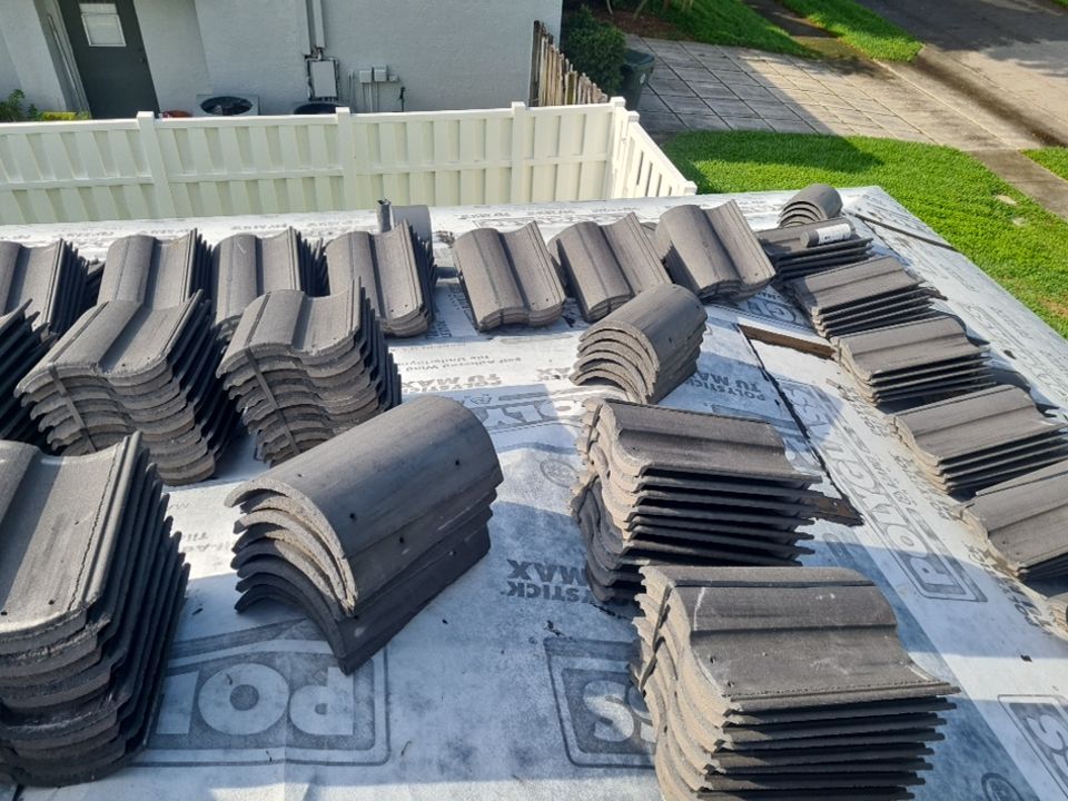 Residential Roofing Installation using Eagle Roofing Tile by BLUES BROTHERS ROOFING