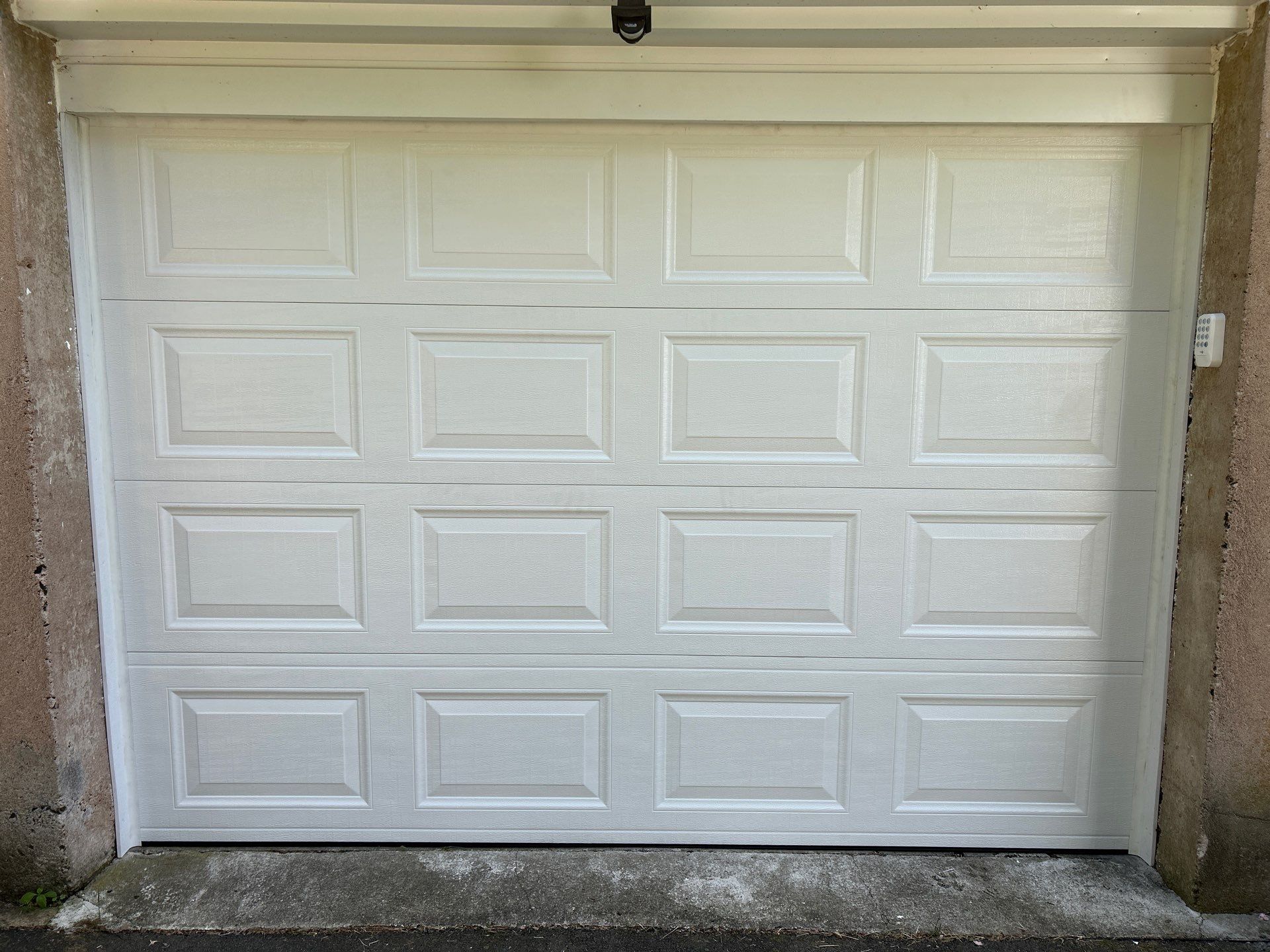 Garage Door Installation using Amarr Olympus Garage door by DiGiorgi Roofing and Siding Inc