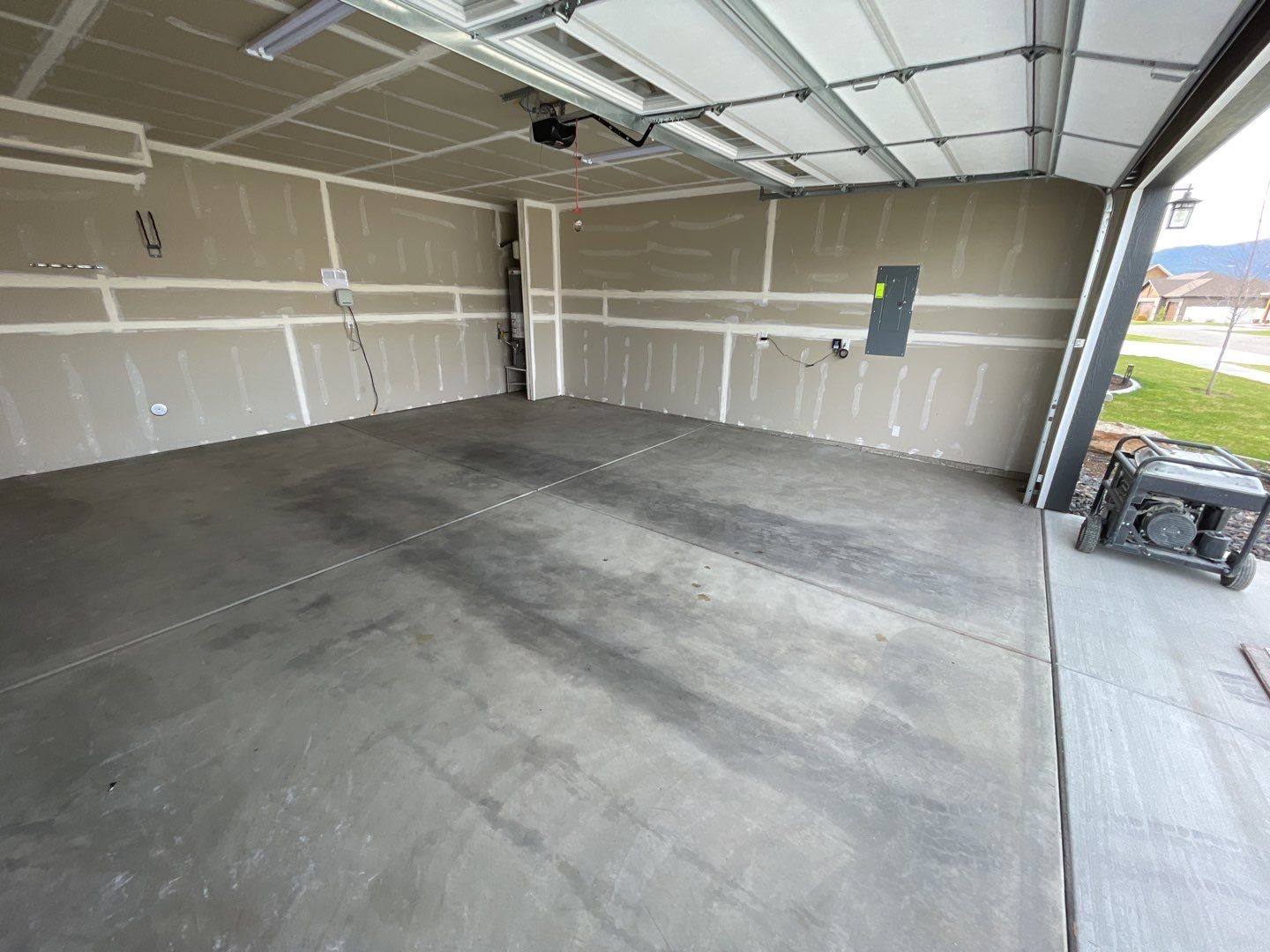 Garage Transformation using Slate Stone by Croc Coatings, LLC