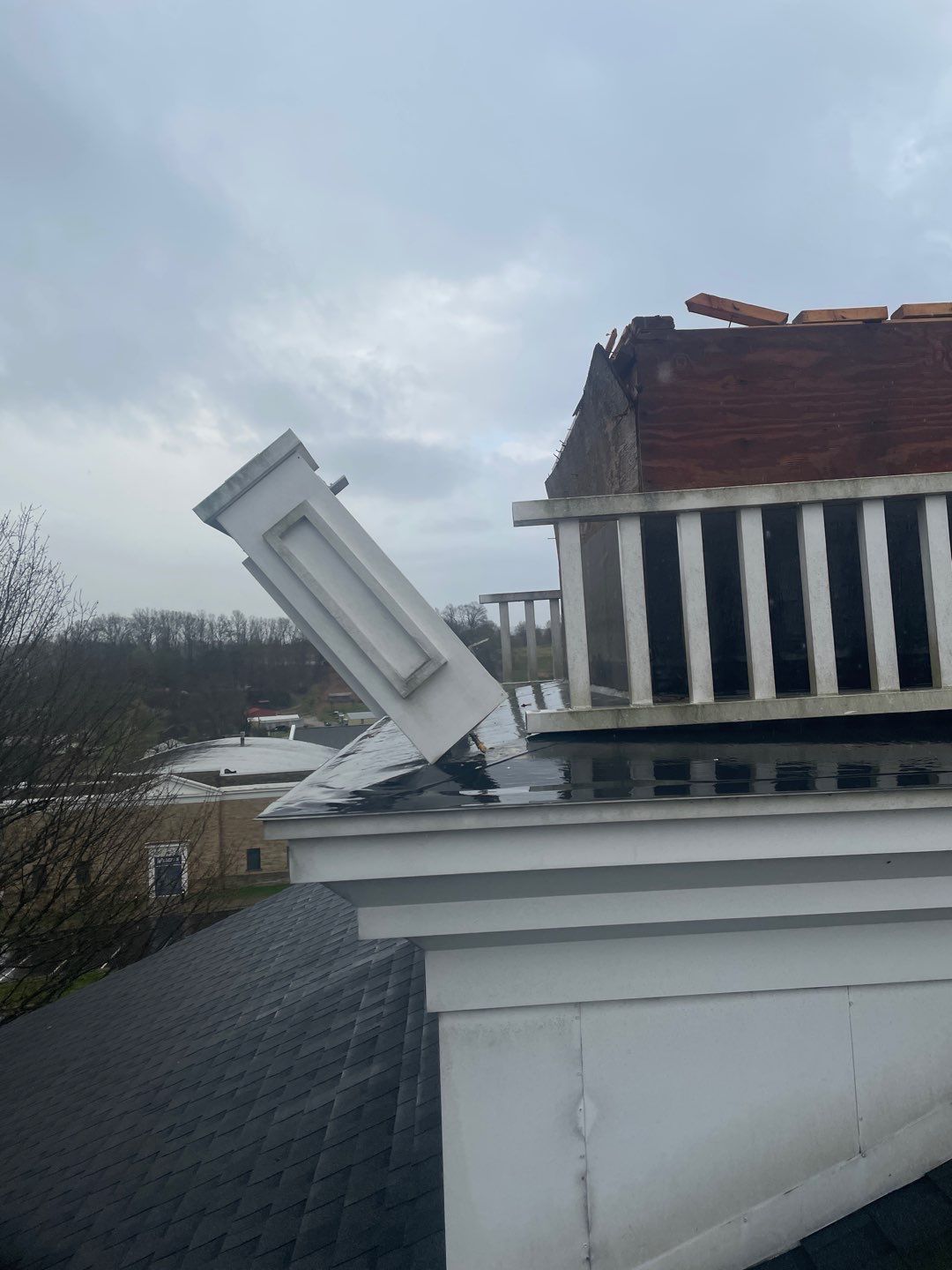 Commercial Restoration After Strong Wind Storm  by KISH RESTORATION 