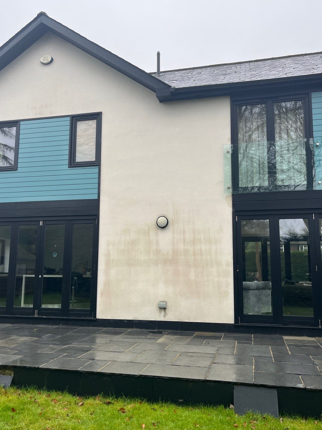Render and Roof clean using Softwash Equipment by Ges Exterior Cleaning ltd