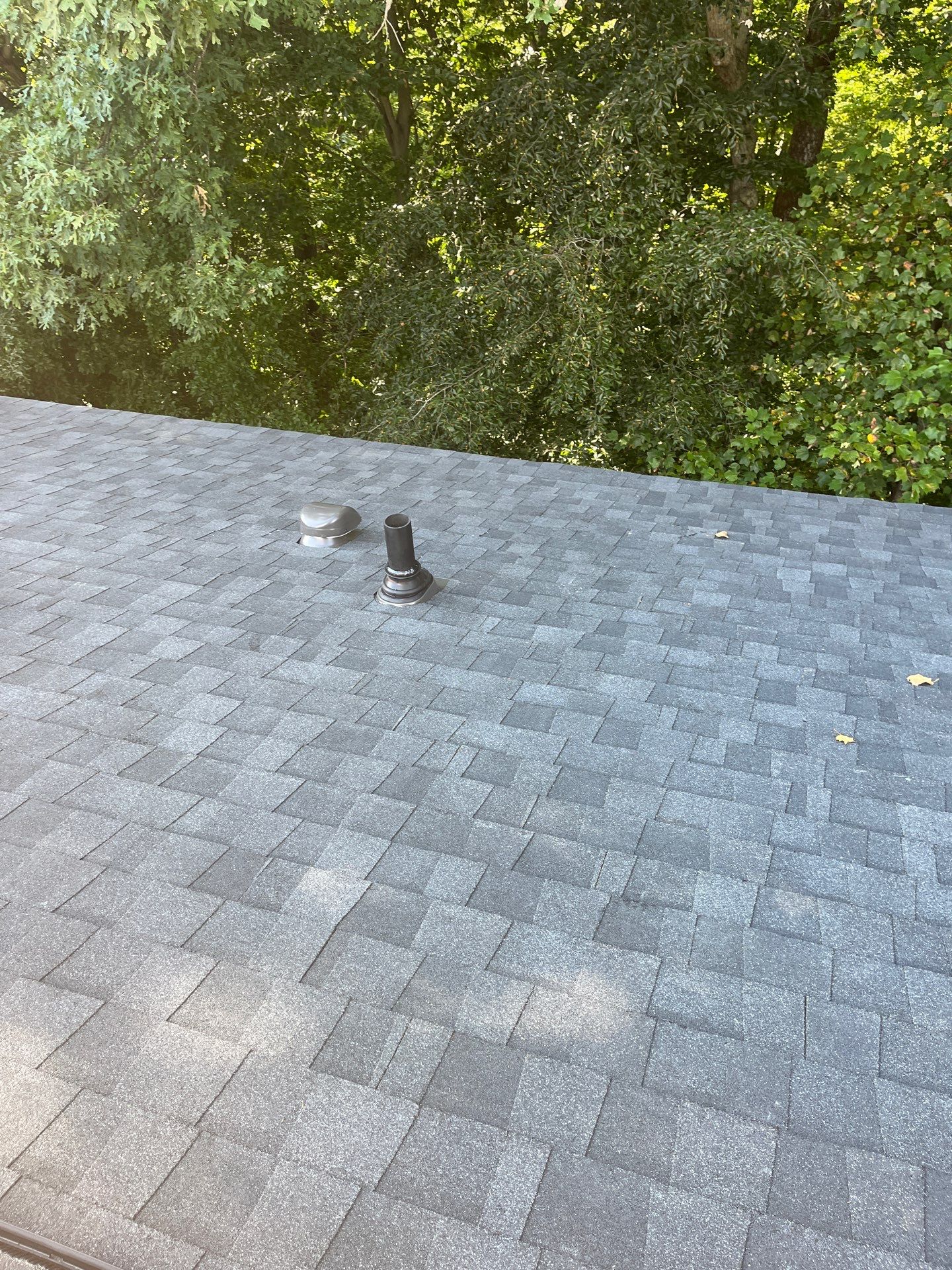 Burke: Residential Roof Installation with CertainTeed Landmark Pro Designer Shingles in Max Def Charcoal Black by RM Banning, Inc.
