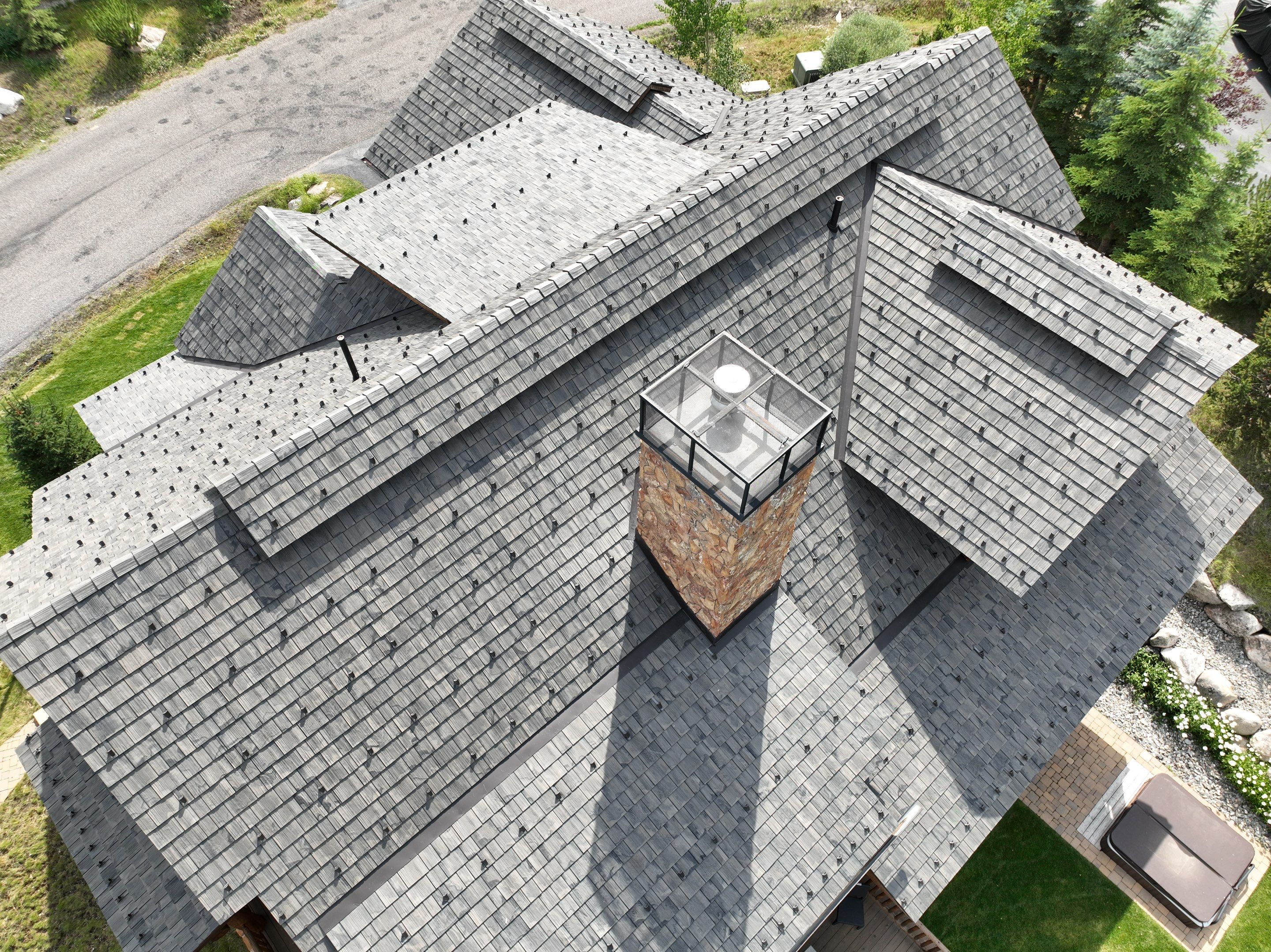 Brava Shake - Canyon Gray  by Montana Roofing Solutions