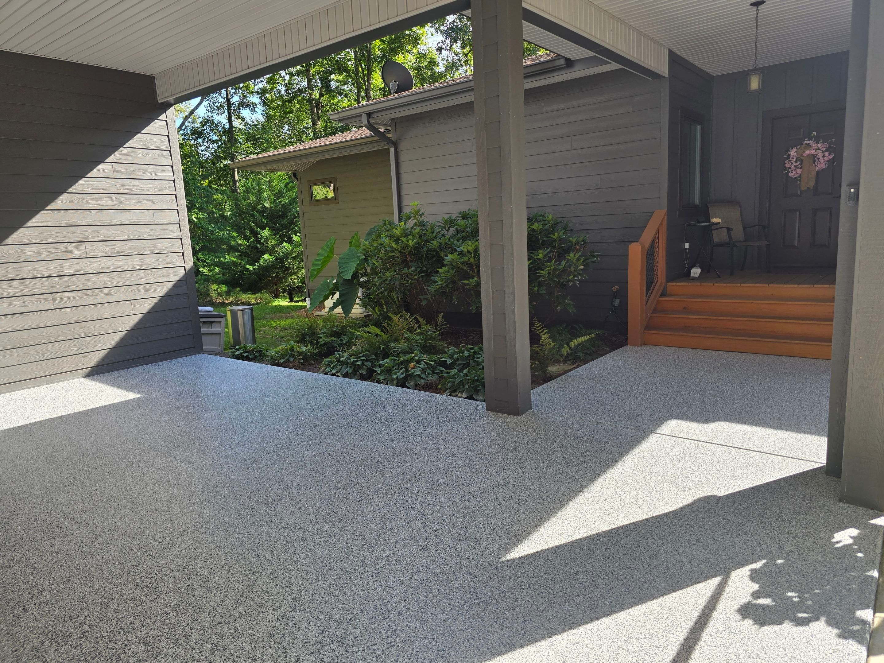 Carport Upgrade Using Gravel by Elite Floor Solutions