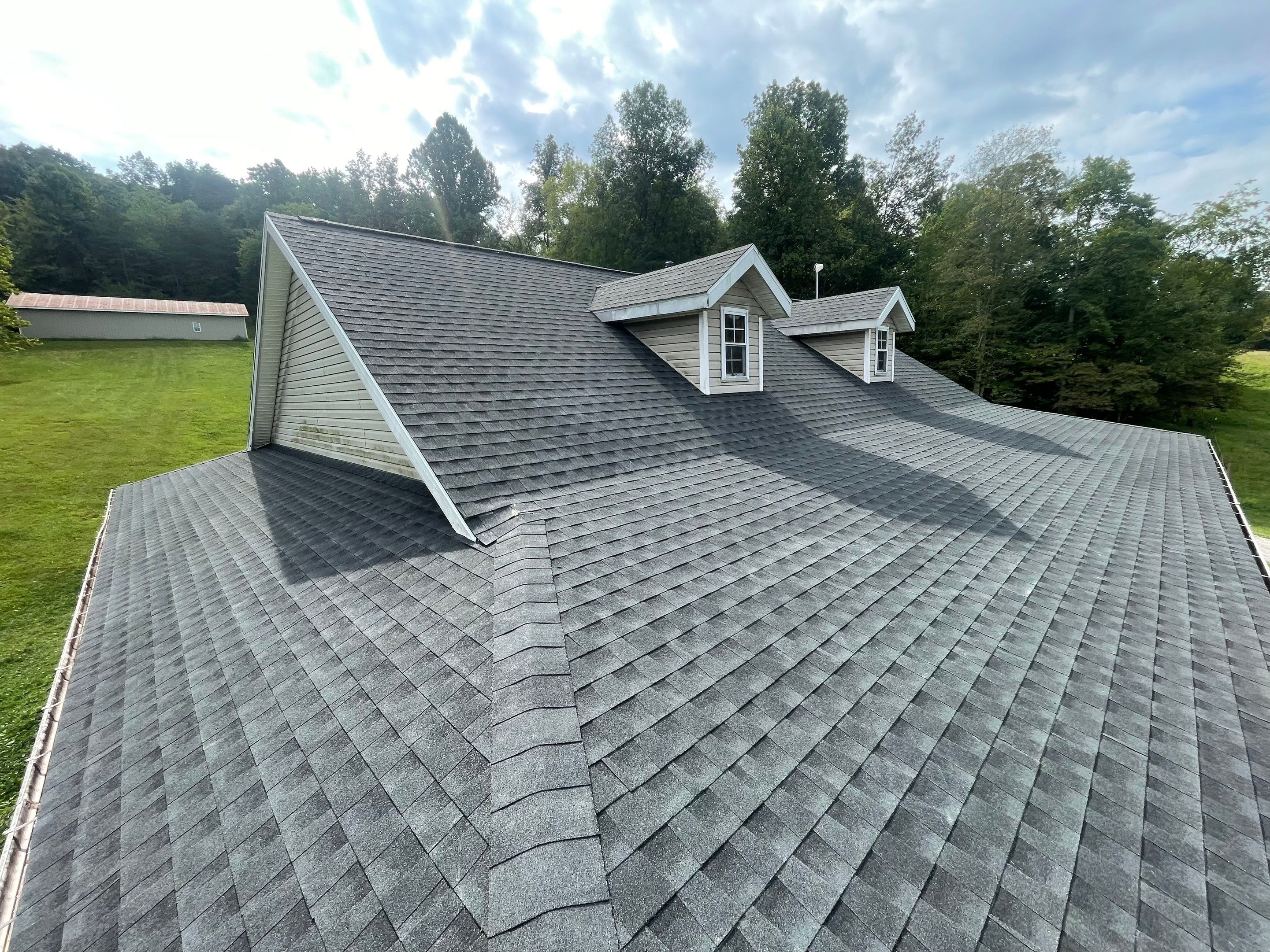 Residential Roofing Installation using GAF Timberline HDZ by Rainstoppers Roofing