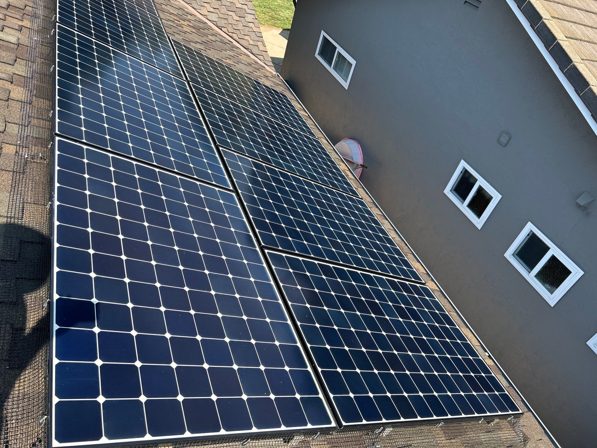 Solar Panel Critter Guard Installation by All One Solar Shine