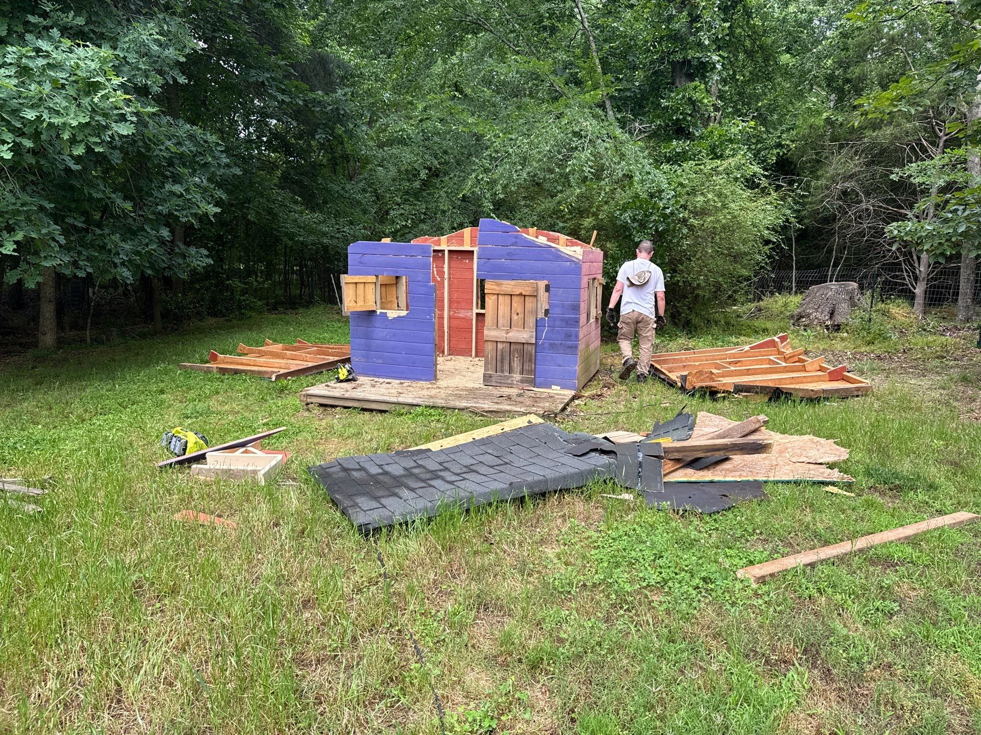 Project in Mint Hill by Badger Hauling