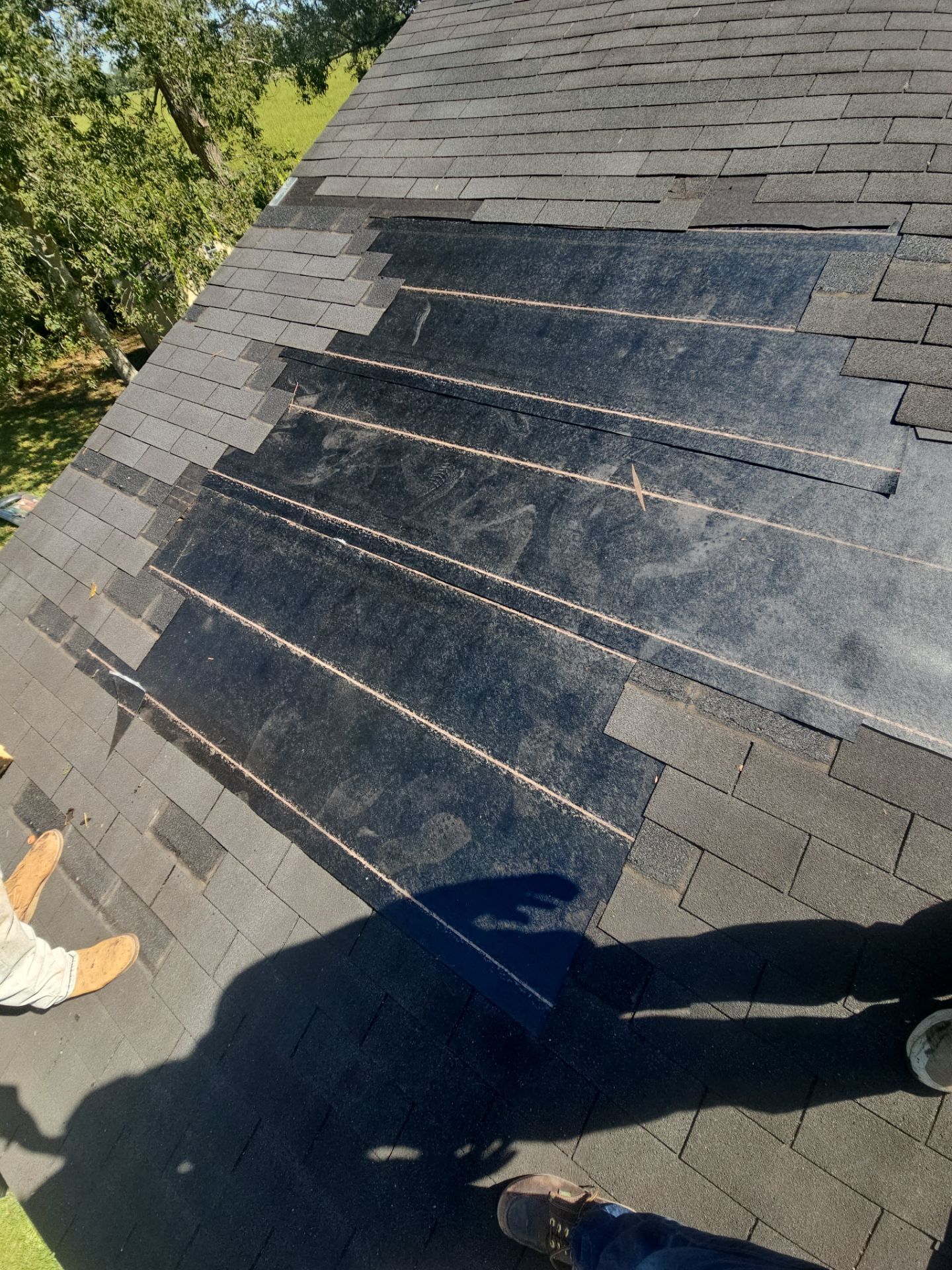 Hail Damage using Owen's Corning Duration (Lifetime) Shingles by Roof Repair Company
