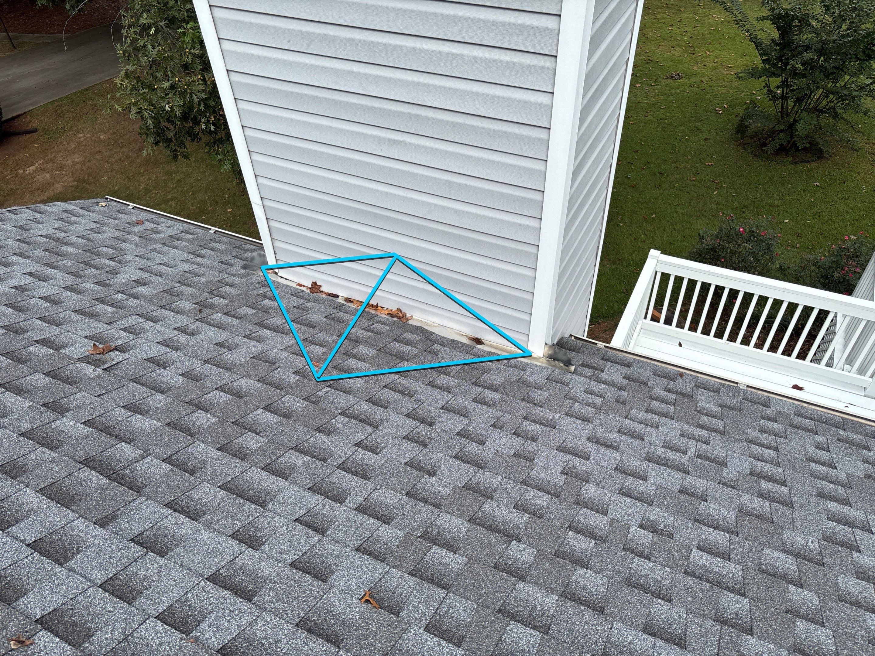 Poor roof installation  by Deerfield Roofing LLC