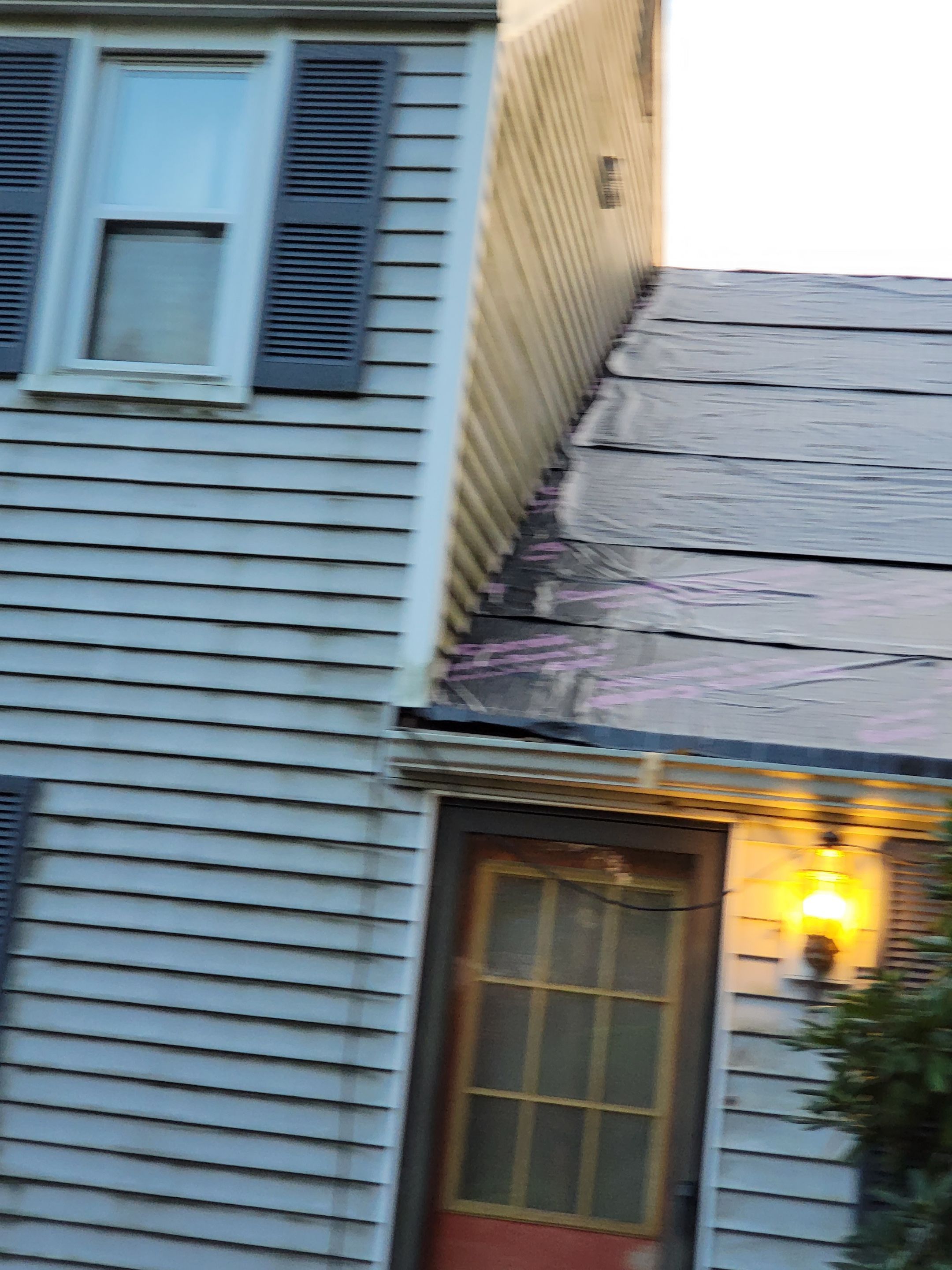 Residential Roofing Installation using Owens Corning TruDefinition Slatestone Gray by A Plus Exterior