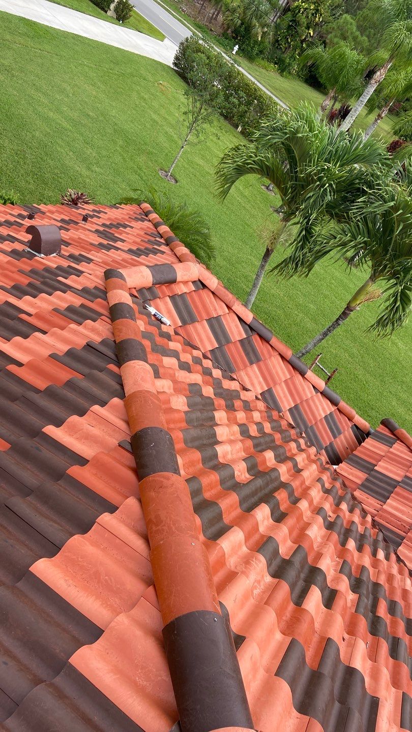 Residential Roofing Installation using Brava Spanish Tile in West Palm Beach by International Roofing