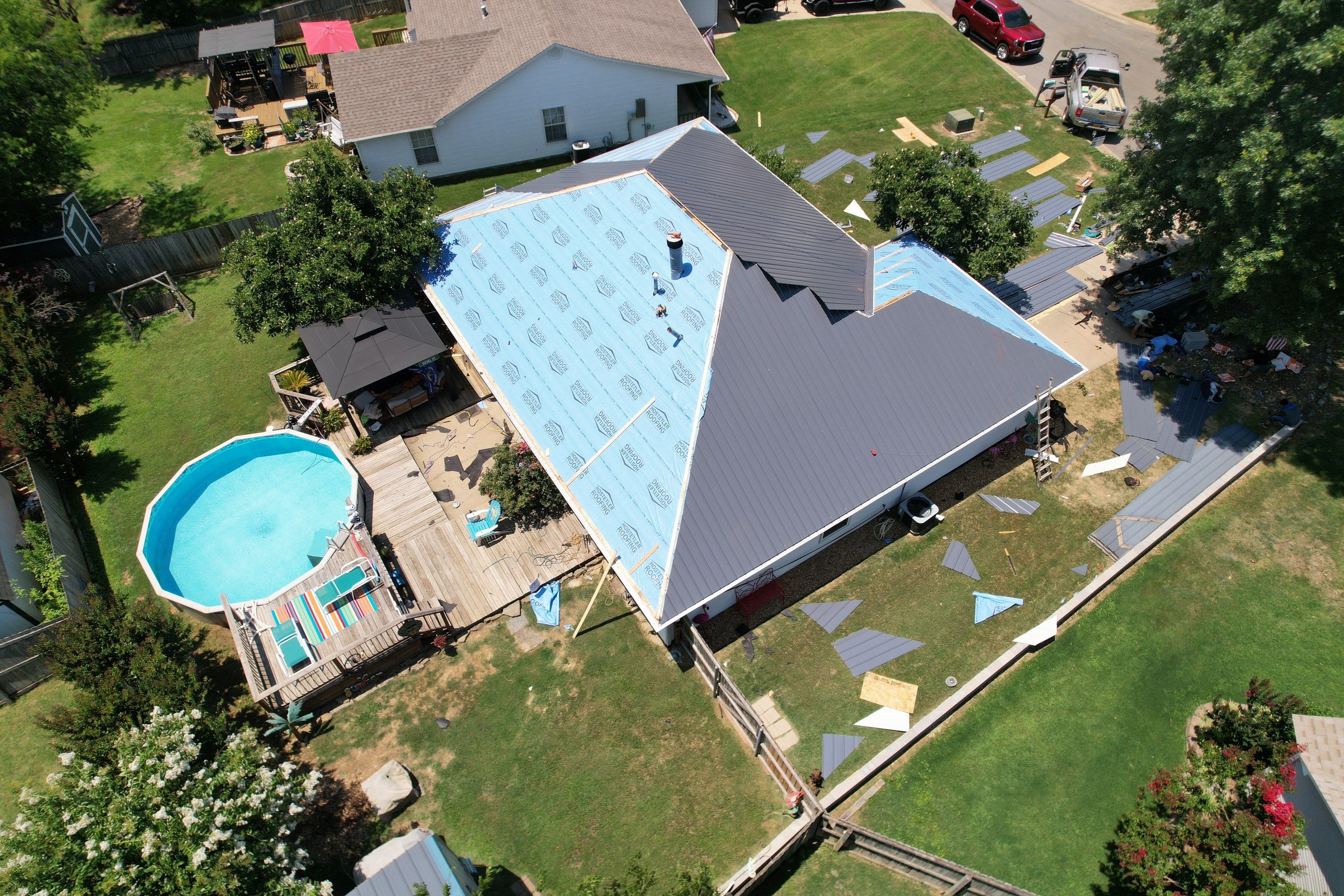 Metal Roof Replacement: 26 GA. Residential Metal Panels by Hostetler Roofing