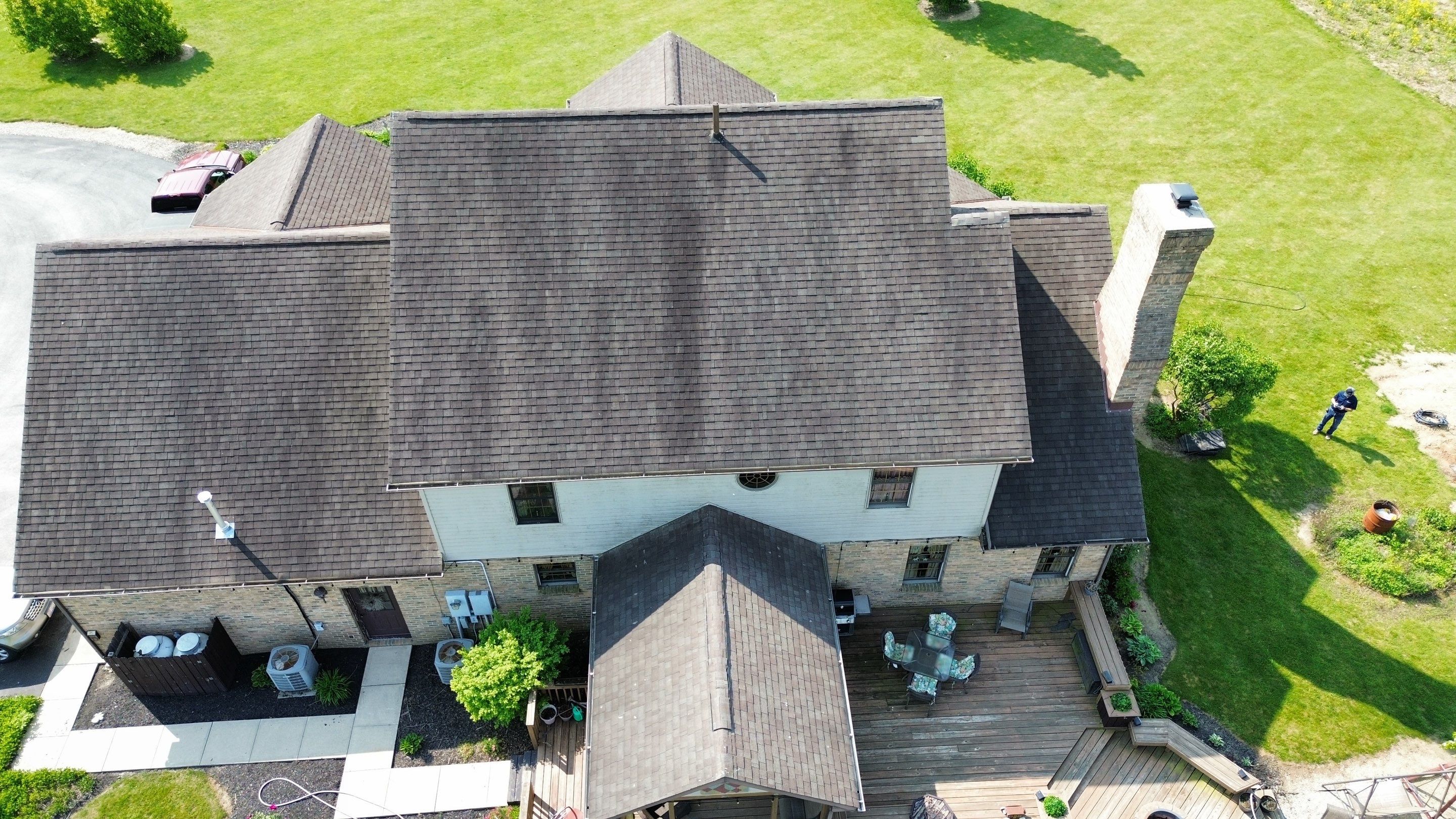 Residential Roofing Installation using Performance Panel Metal - Burnished Slate by RoofX 