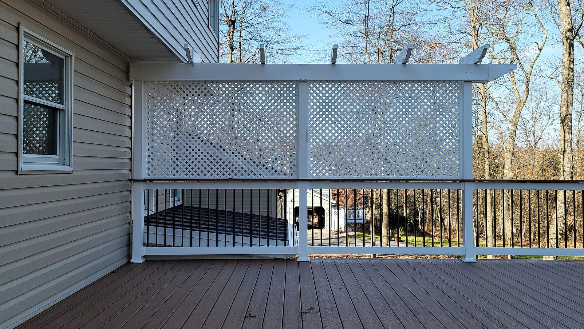 Rebuild deck, exterior wall repair and sliding glass door by Roof Right Inc