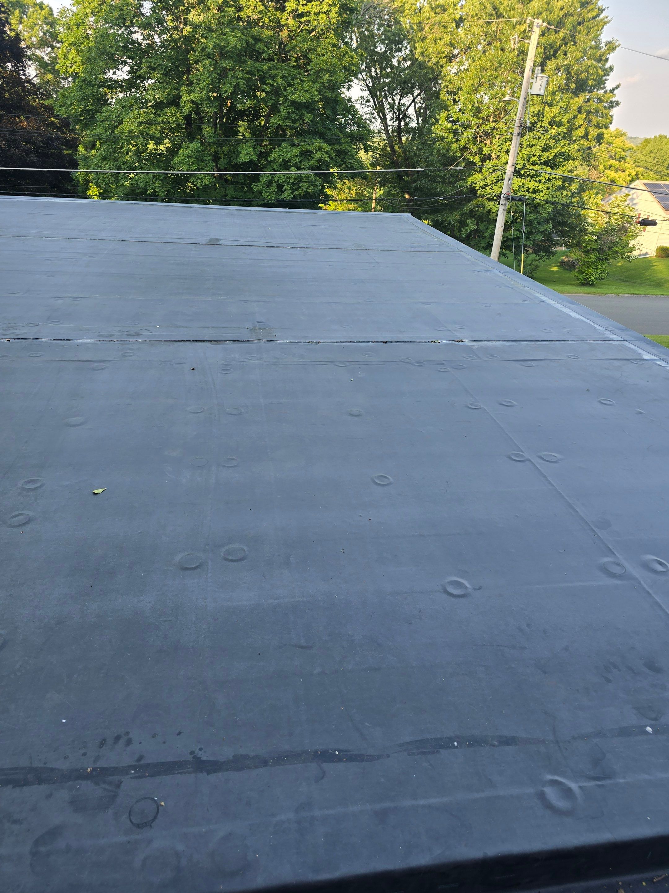 EPDM Flat Roof Installation + Seamless Gutter Upgrade by Mighty Dog Roofing of Greater Middlesex County