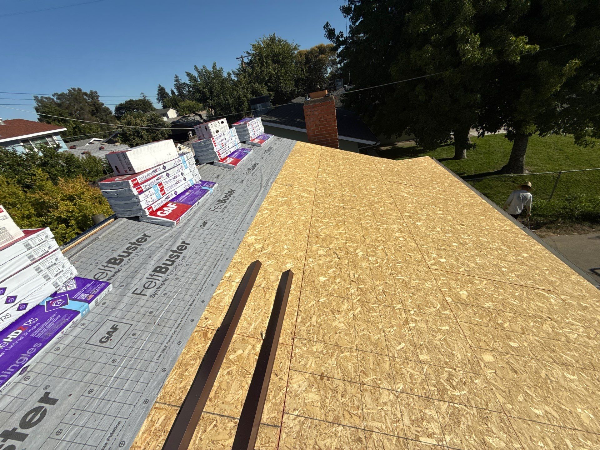 Residential Reroof using GAF by Nextop Roofing