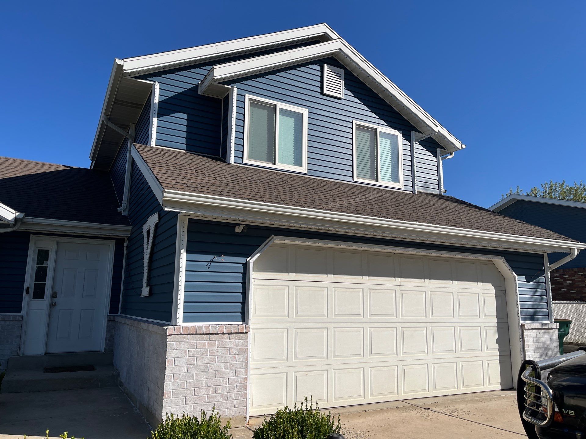 Orem | Complete Vinyl Siding Upgrade | Bayou & White    by Ideal Siding Utah
