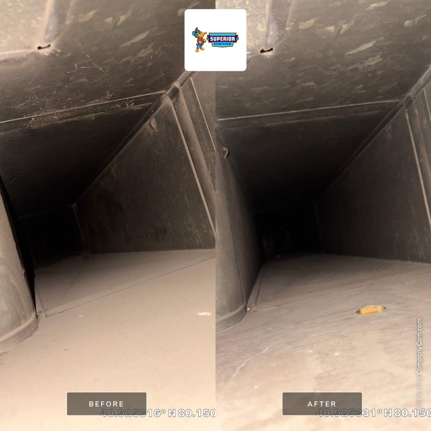 Air Duct Cleaning With a Vacuum Truck in Portersville, PA by Superior Air Duct Cleaning