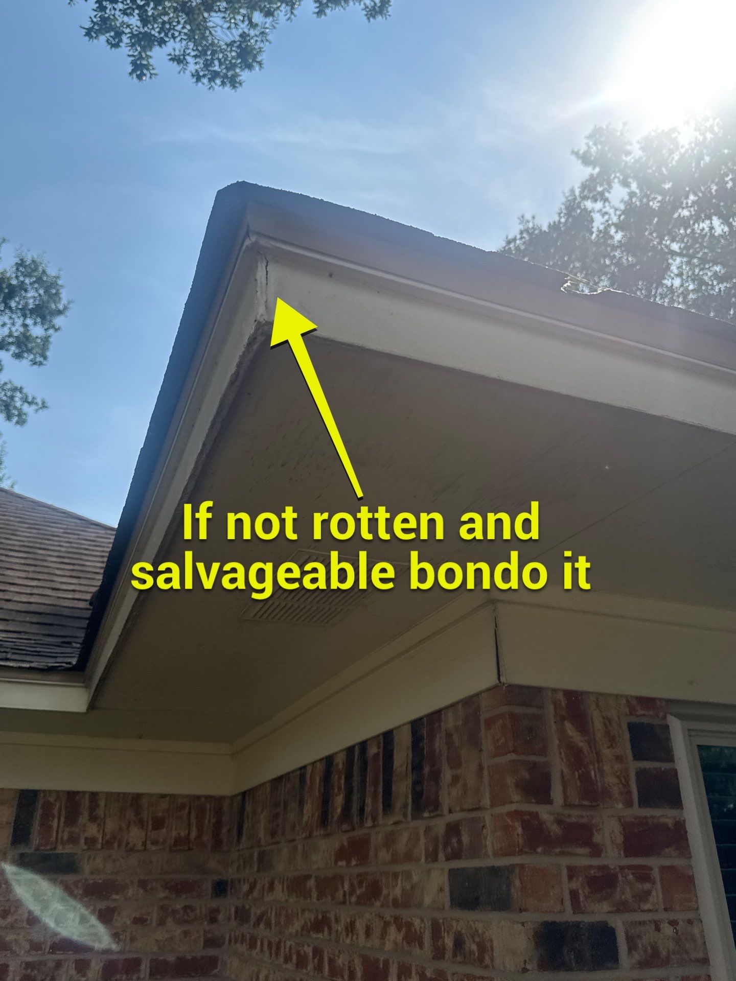 Exterior Repaint – South Tyler, Texas - Lots of Wood Replaced by Quality Coats Painting